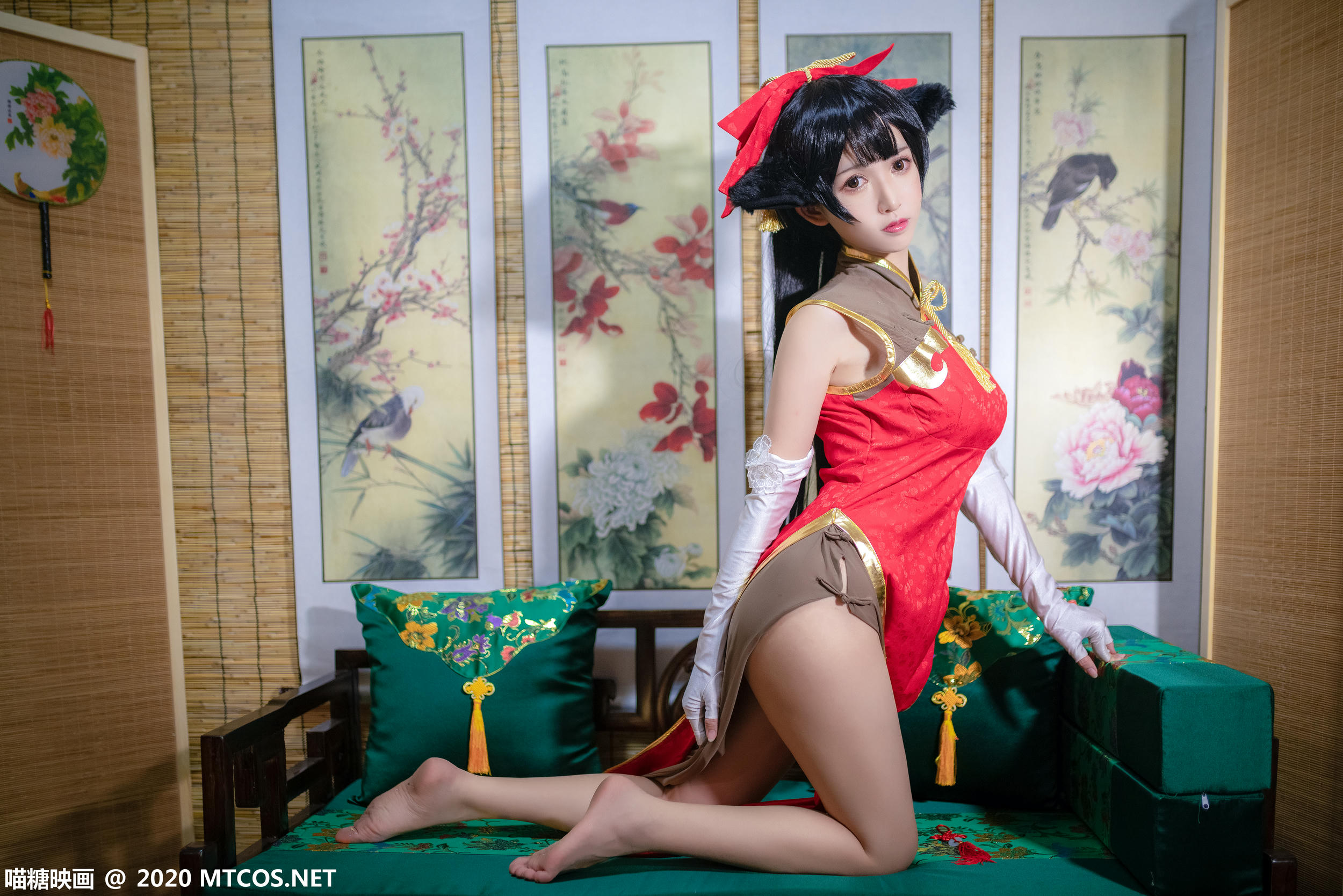 [喵糖映画] HML.015 高雄银红旗袍[24P／348M]_第1集