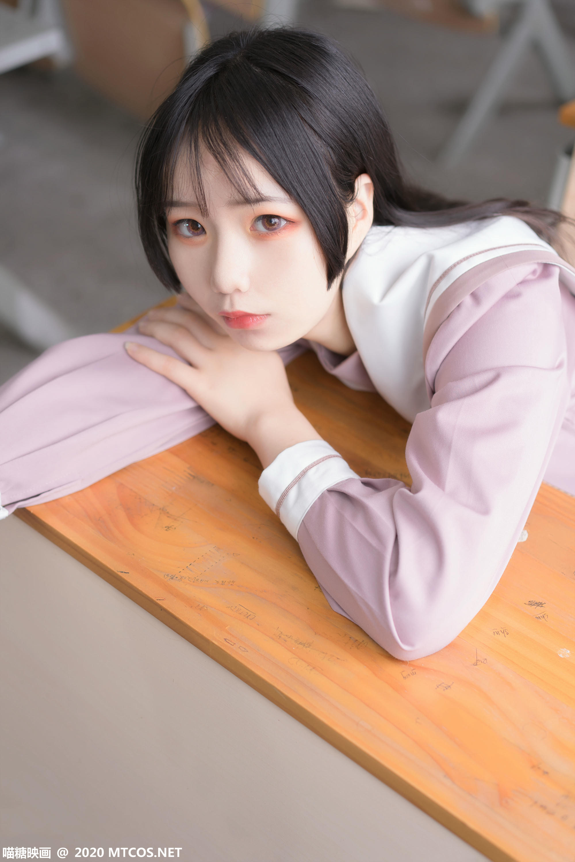 [喵糖映画] VOL.074 半度度度喵 粉色JK小姐姐[49P／323MB]_第1集