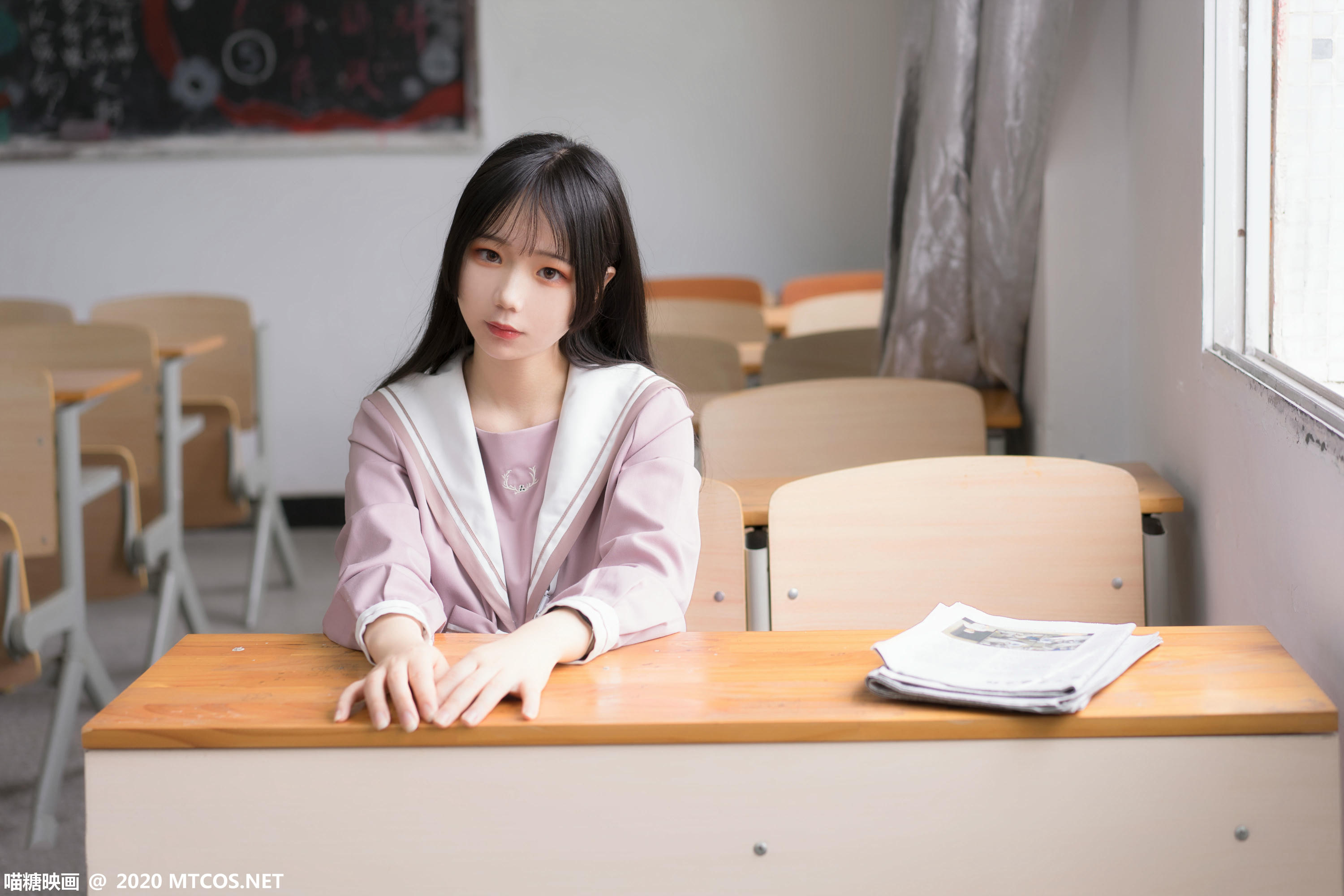 [喵糖映画] VOL.074 半度度度喵 粉色JK小姐姐[49P／323MB]_第3集