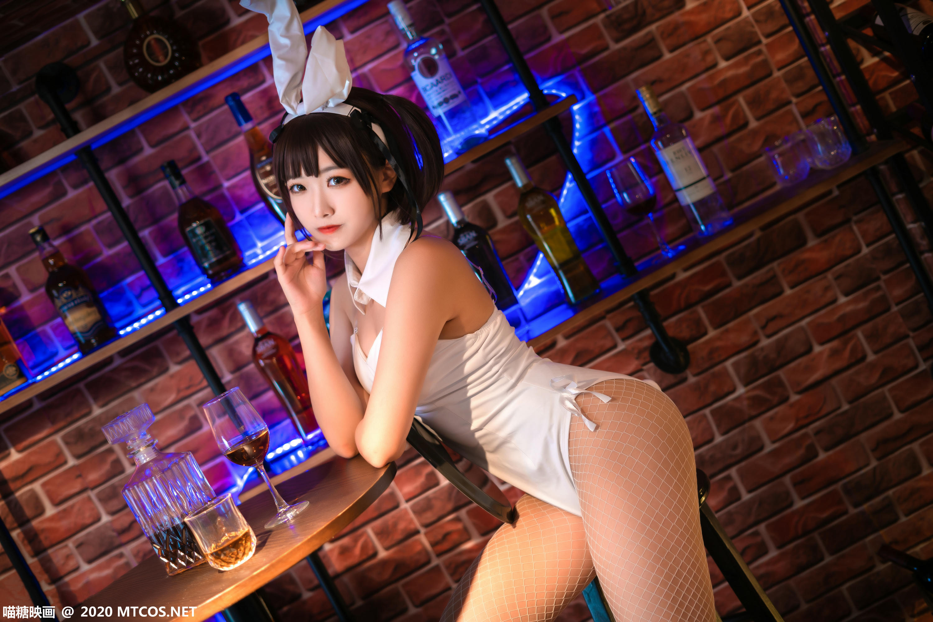 [喵糖映画] VOL.080 网袜兔女郎[40P／598MB]_第1集