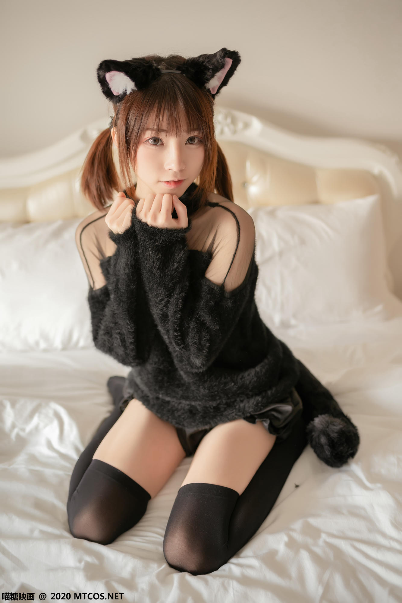 [喵糖映画] VOL.081 Kitaro_绮太郎 黑喵女友[45P／195MB]_第2集