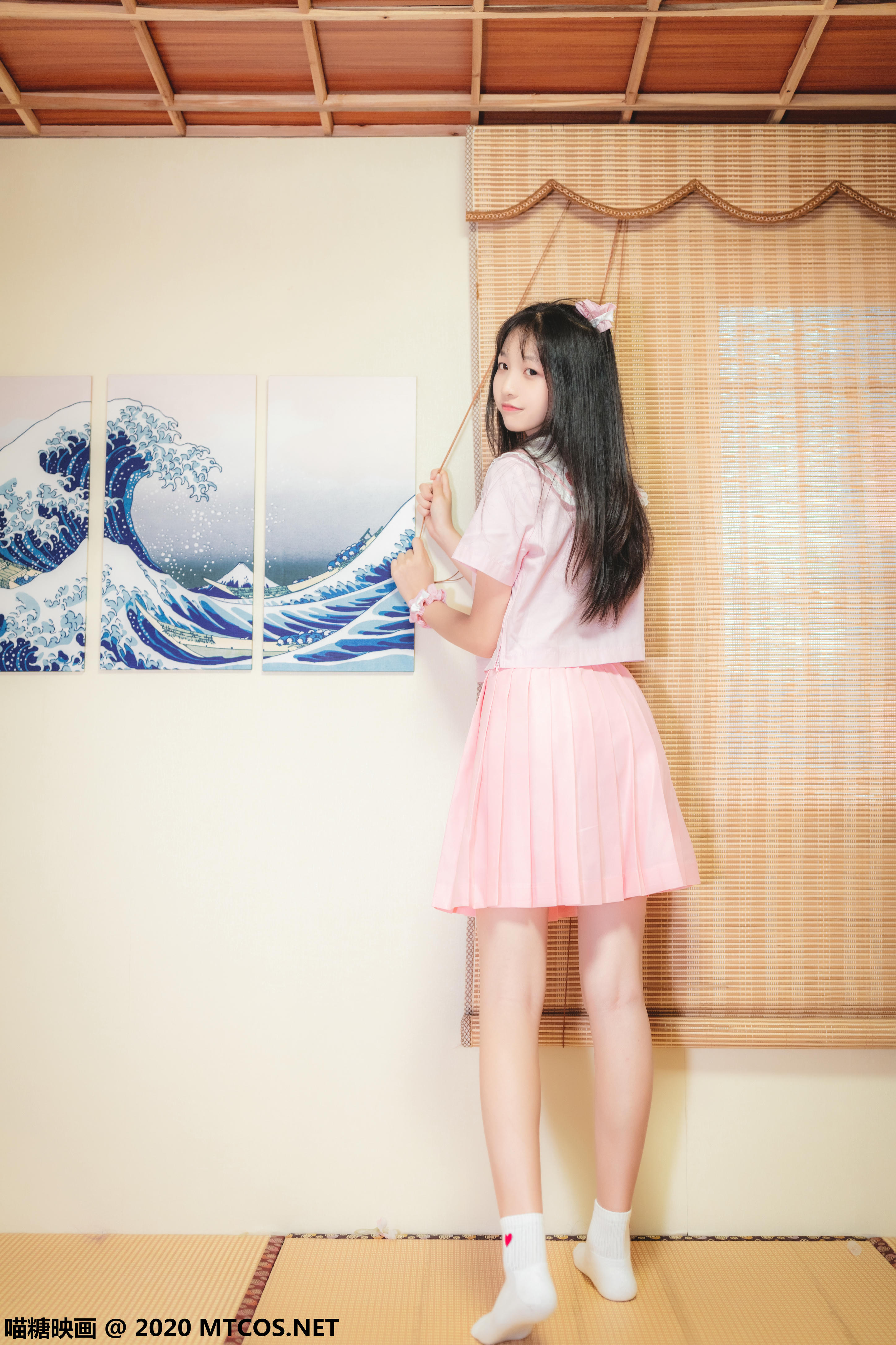 [喵糖映画] VOL.087 日系粉色JK[41P／816MB]_第1集