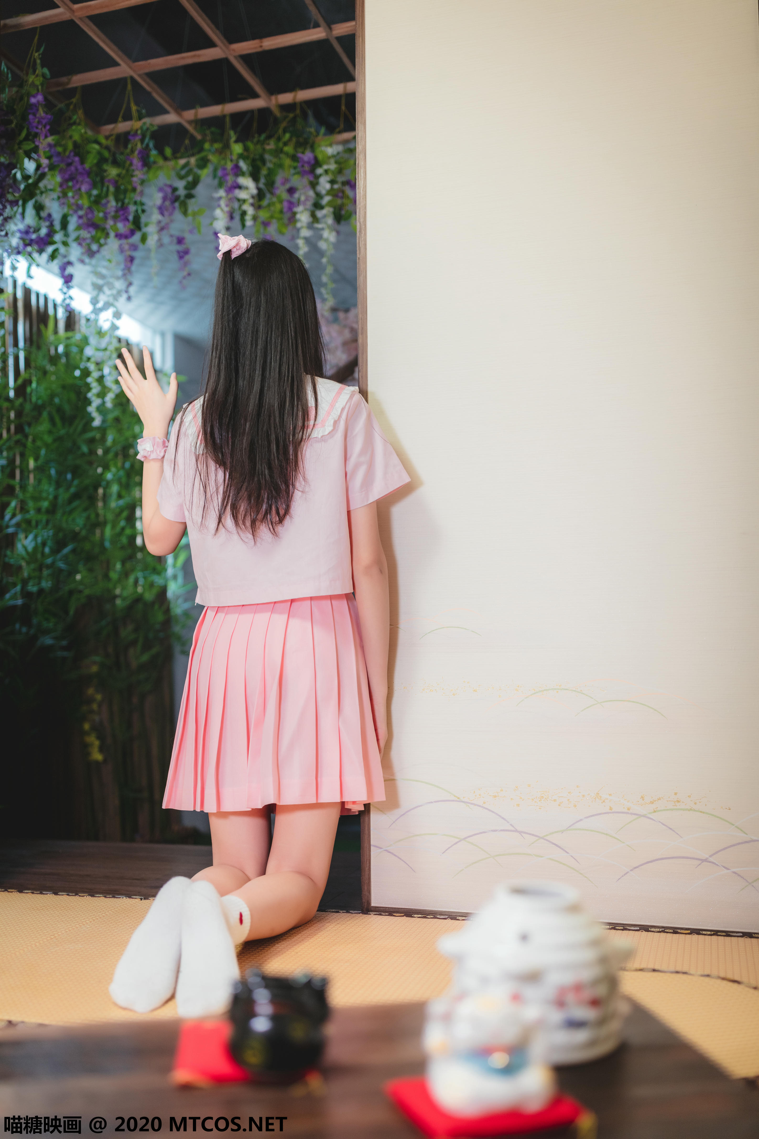 [喵糖映画] VOL.087 日系粉色JK[41P／816MB]_第1集