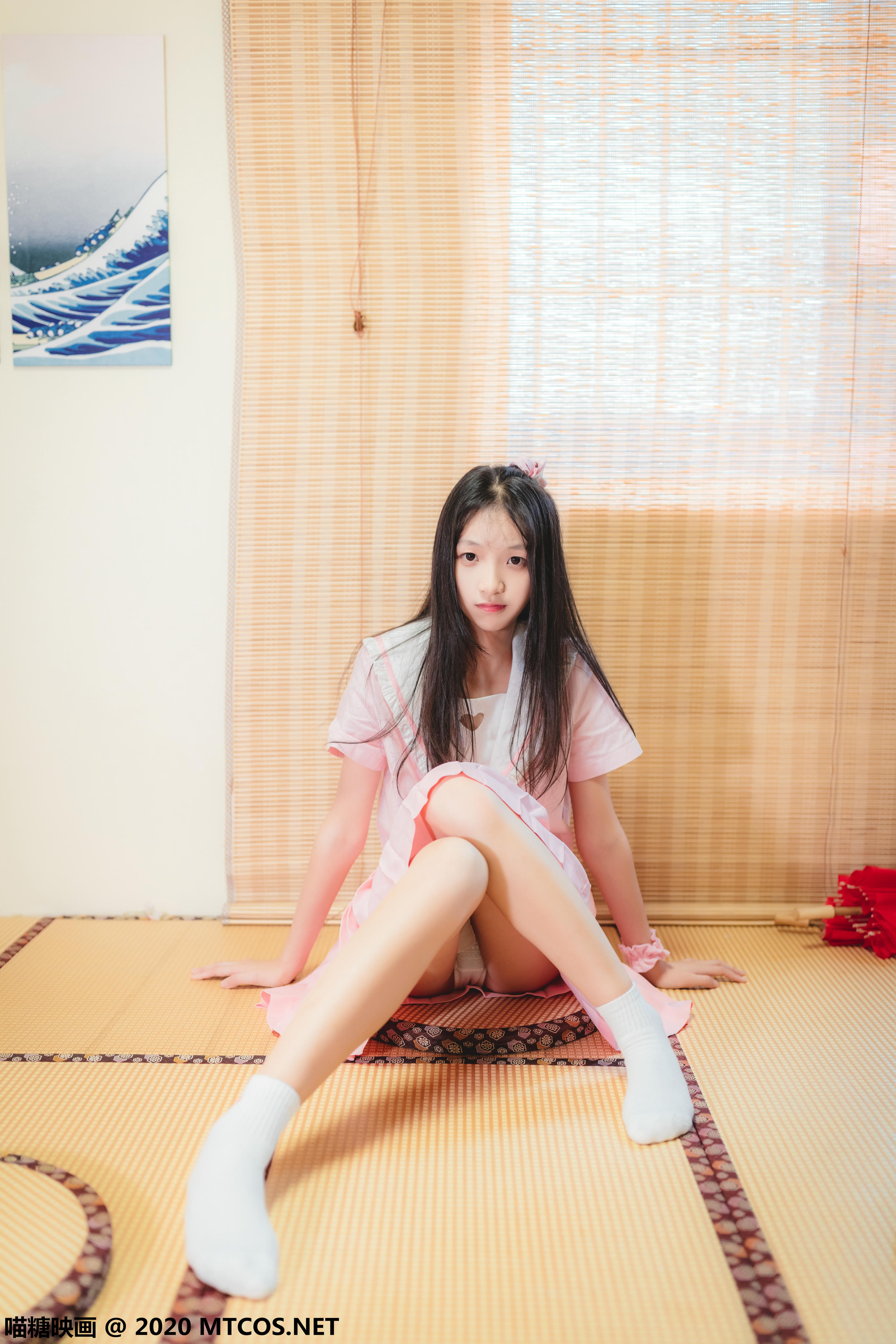 [喵糖映画] VOL.087 日系粉色JK[41P／816MB]_第2集