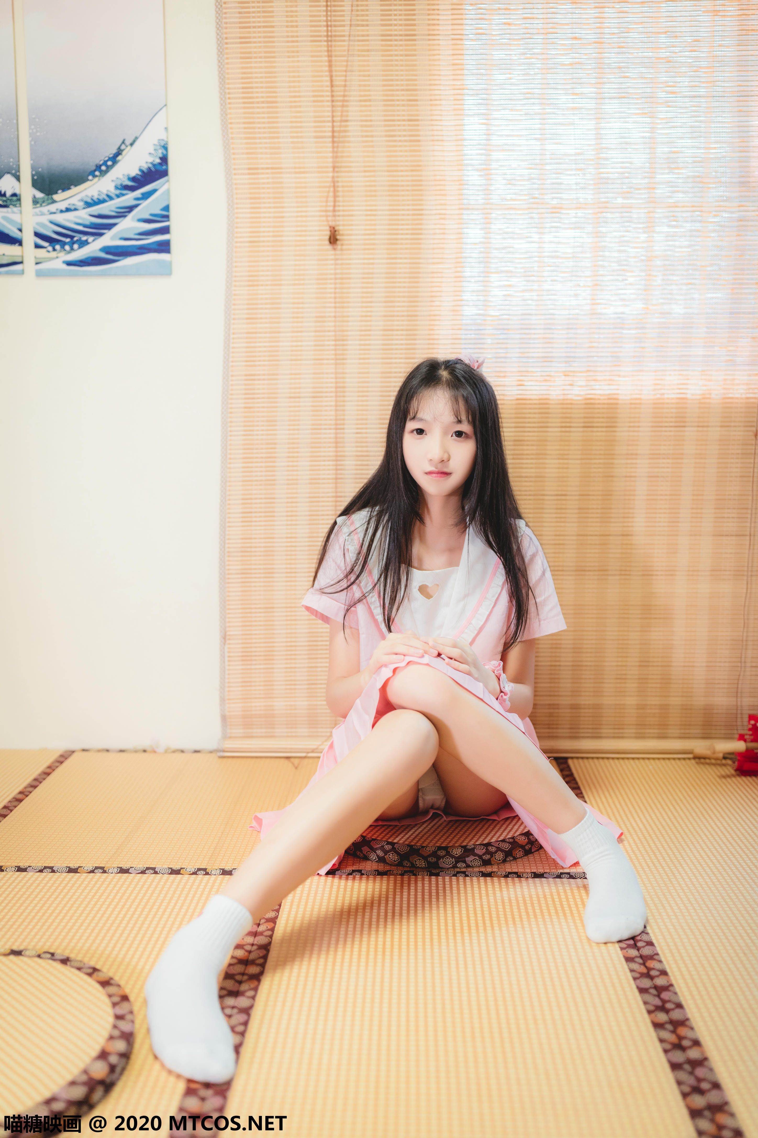 [喵糖映画] VOL.087 日系粉色JK[41P／816MB]_第2集