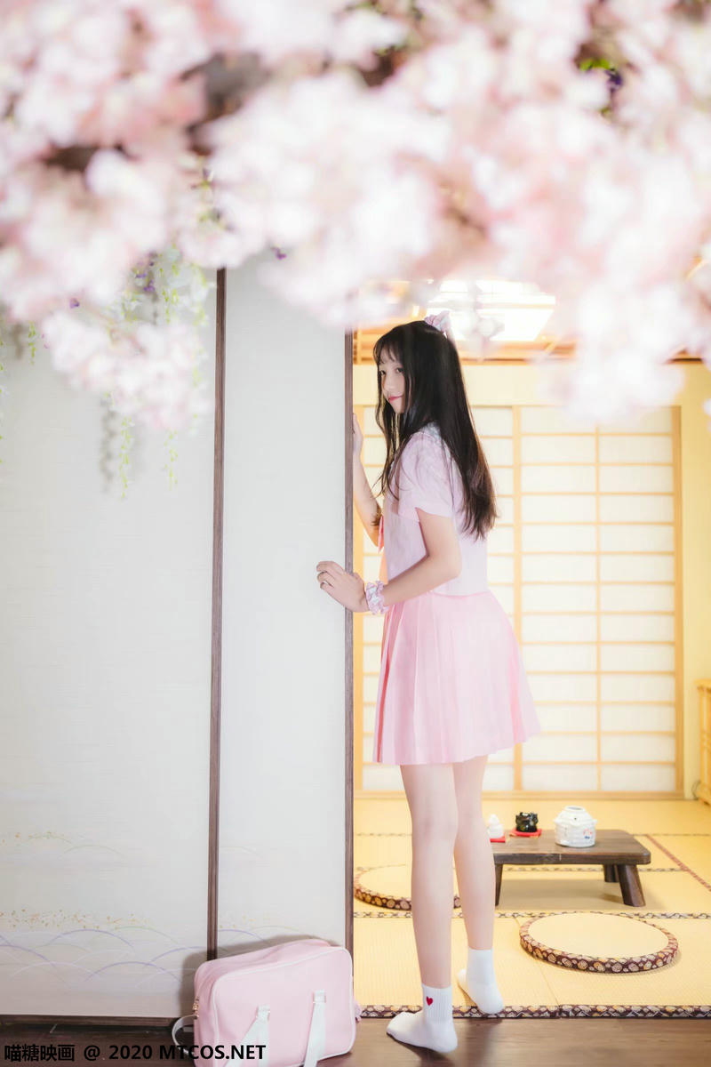 [喵糖映画] VOL.087 日系粉色JK[41P／816MB]_第2集