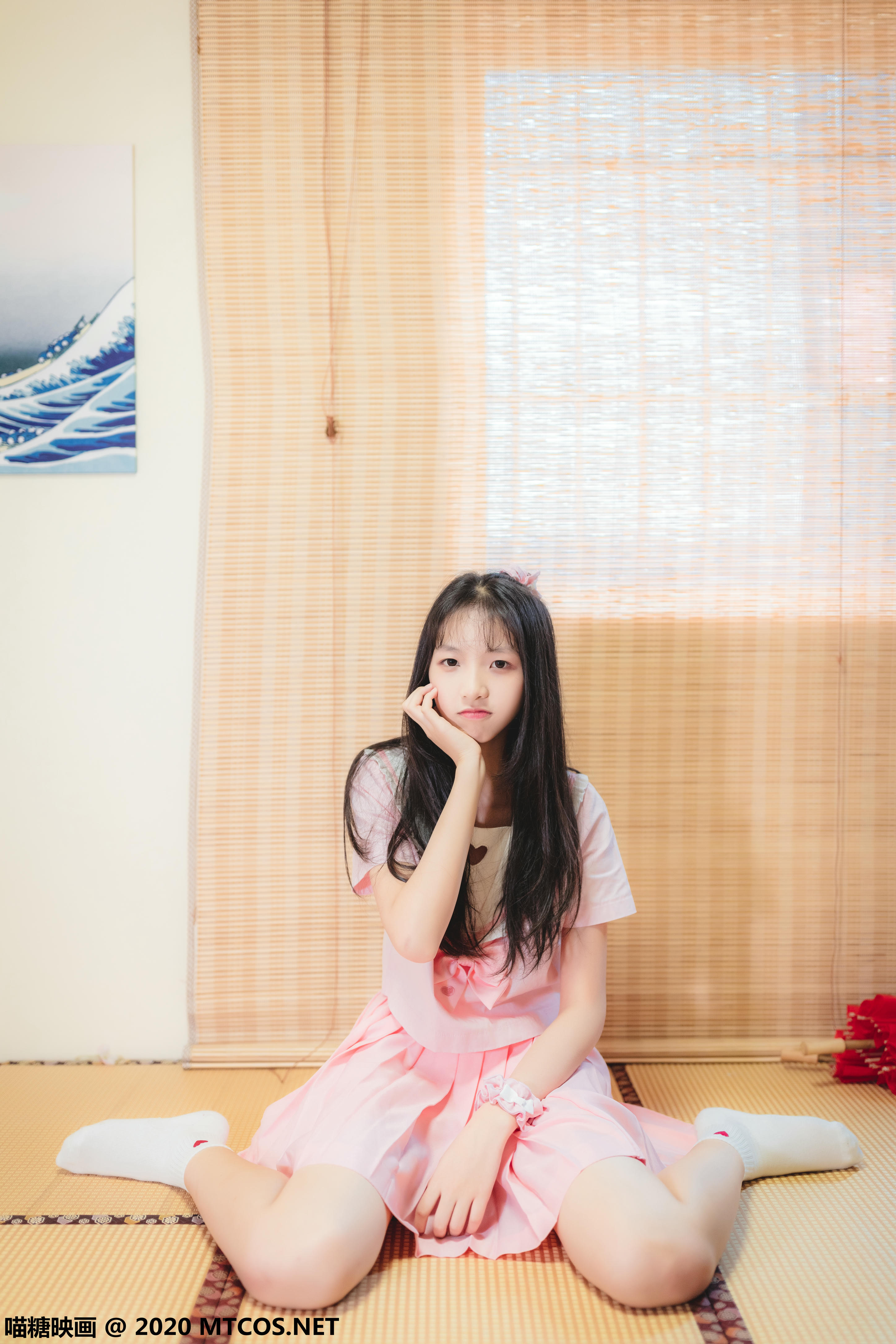 [喵糖映画] VOL.087 日系粉色JK[41P／816MB]_第2集