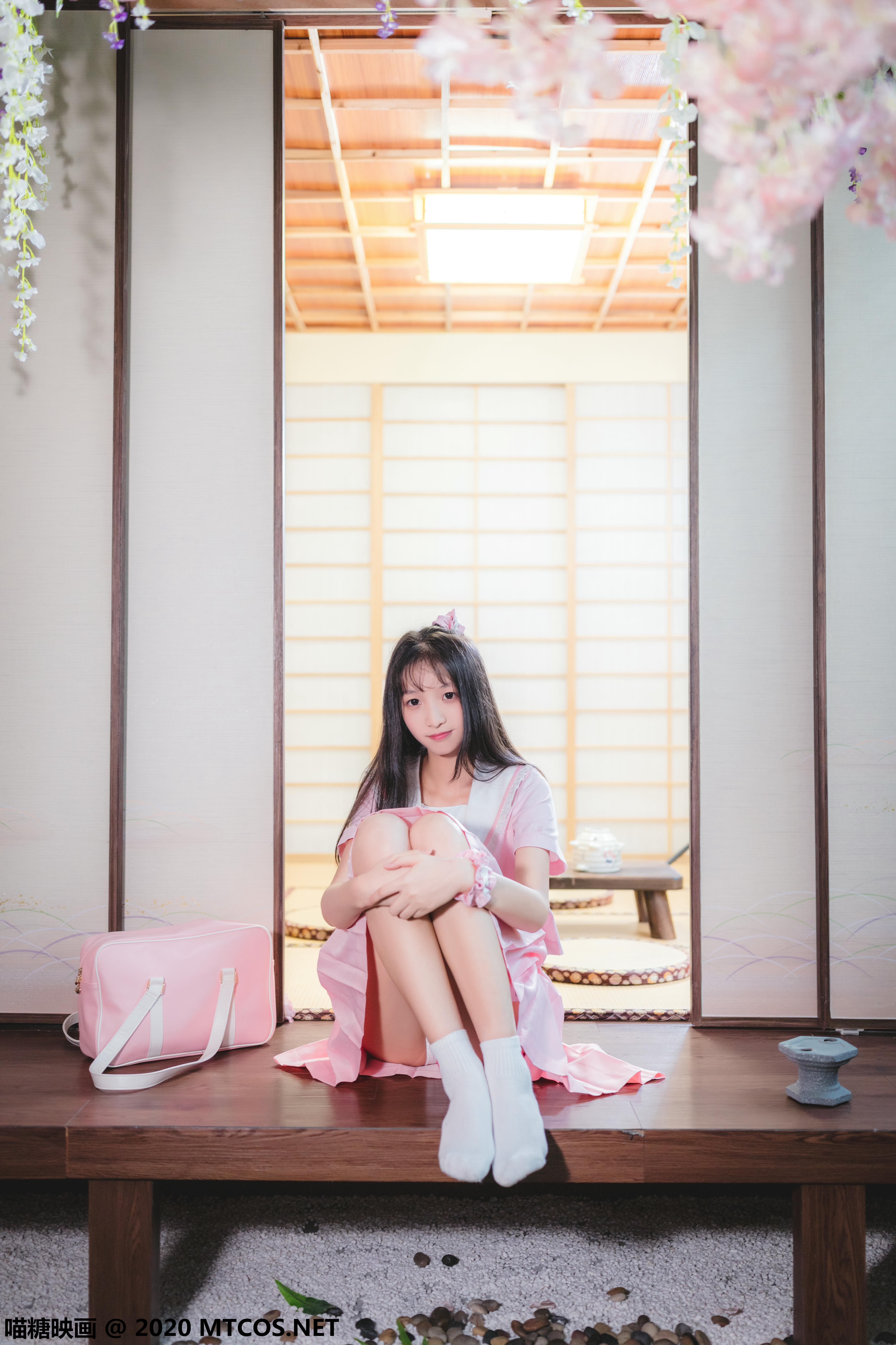 [喵糖映画] VOL.087 日系粉色JK[41P／816MB]_第2集