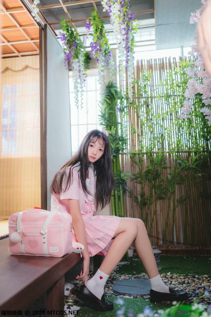 [喵糖映画] VOL.087 日系粉色JK[41P／816MB]_第1集