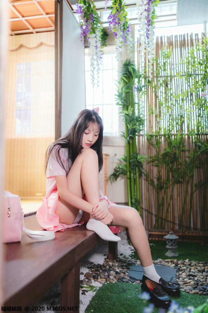 [喵糖映画] VOL.087 日系粉色JK[41P／816MB]_第1集