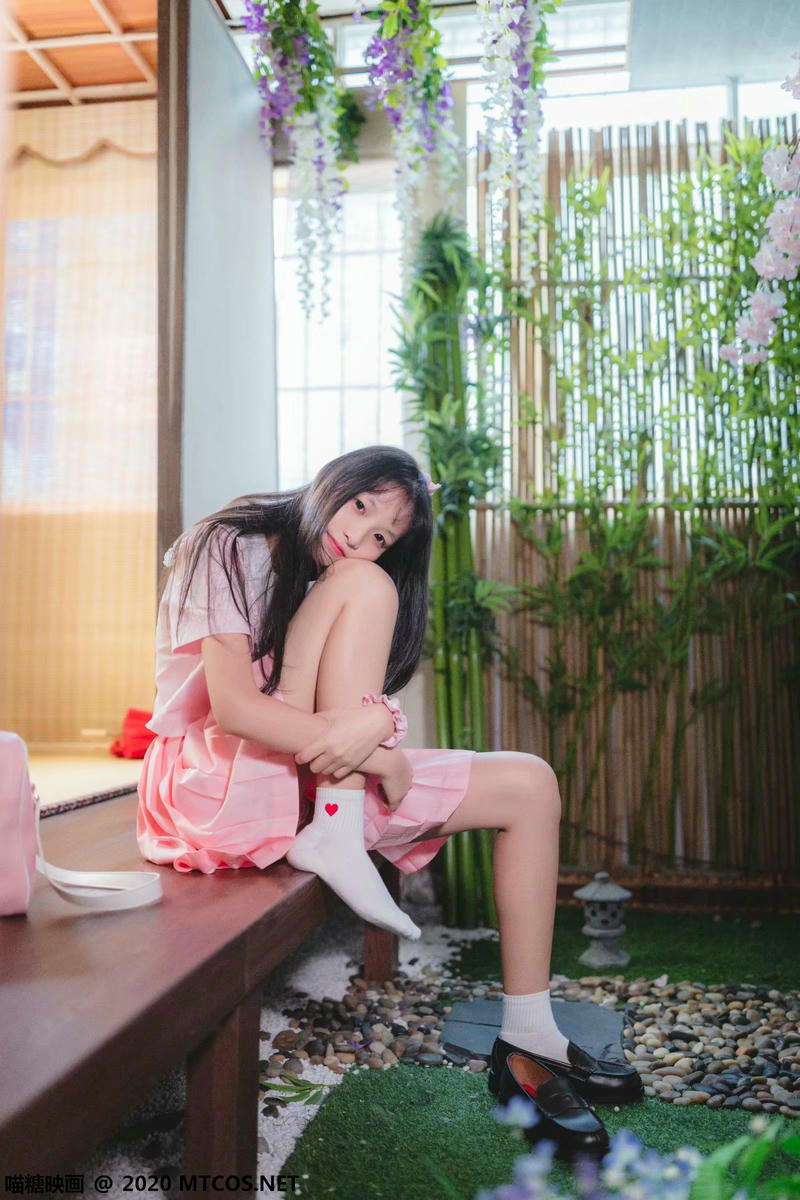 [喵糖映画] VOL.087 日系粉色JK[41P／816MB]_第1集