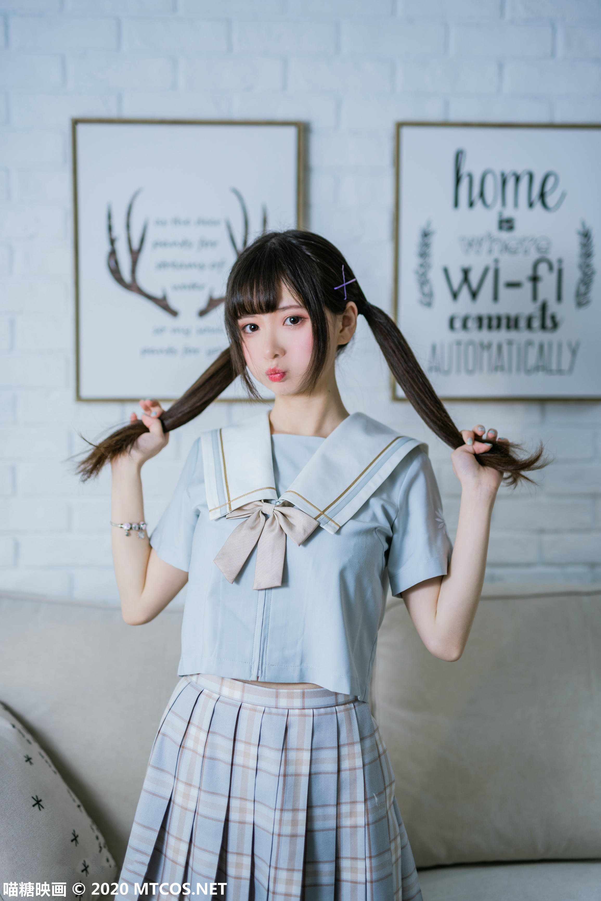 [喵糖映画] VOL.094 双马尾学妹[40P／606MB]_第1集