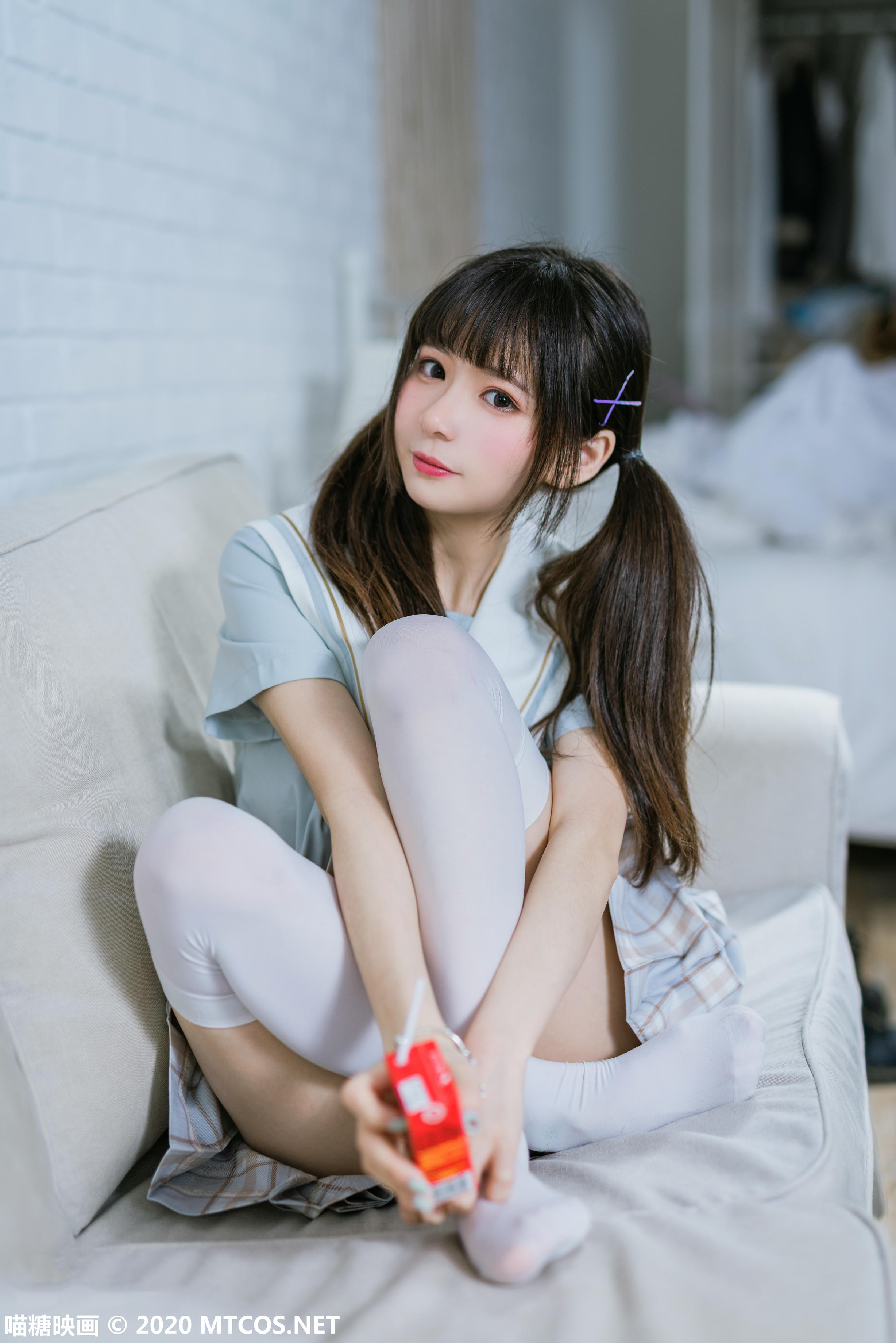 [喵糖映画] VOL.094 双马尾学妹[40P／606MB]_第2集