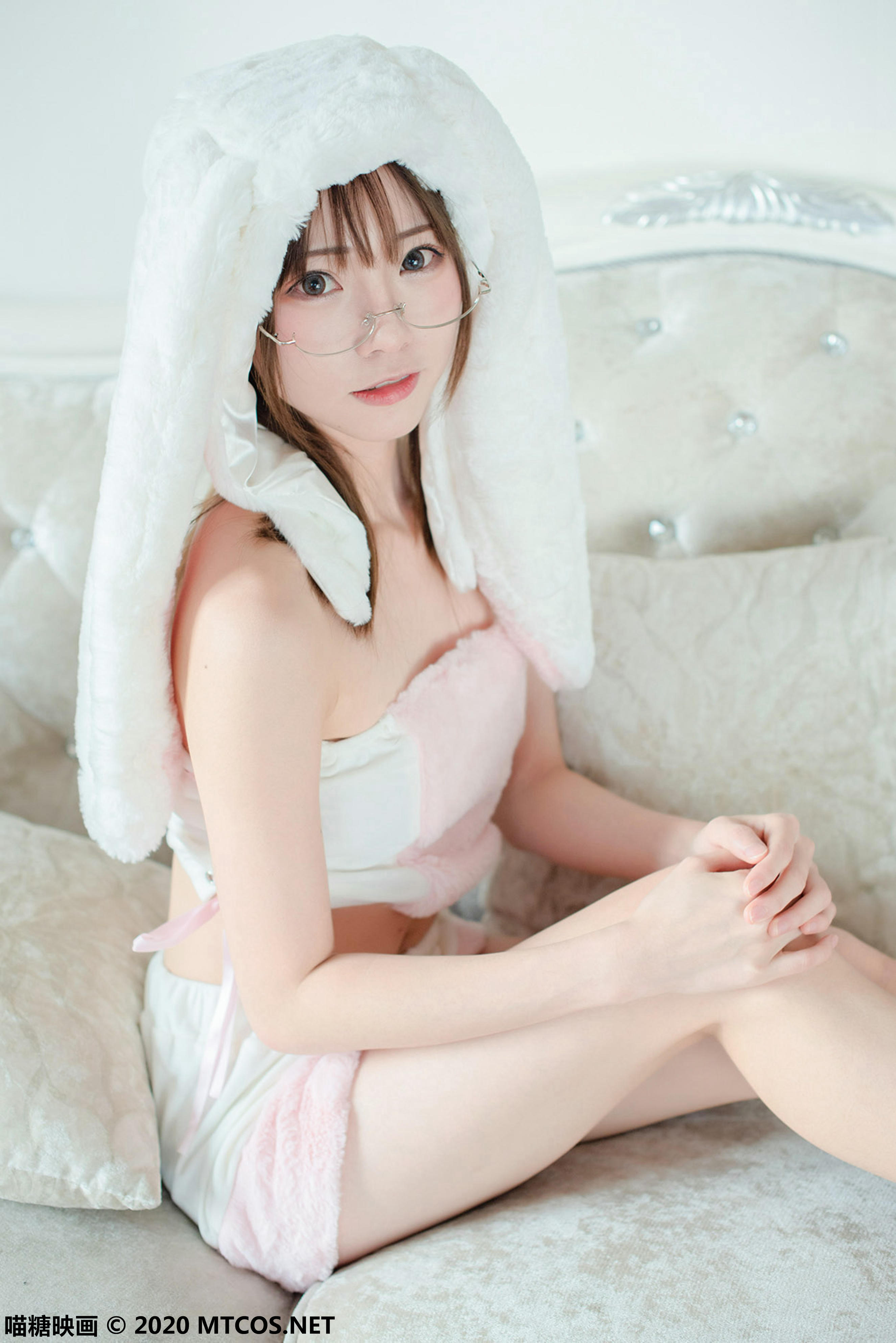 [喵糖映画] VOL.096 Kitaro_绮太郎 兔耳家居服[47P／487MB]_第2集