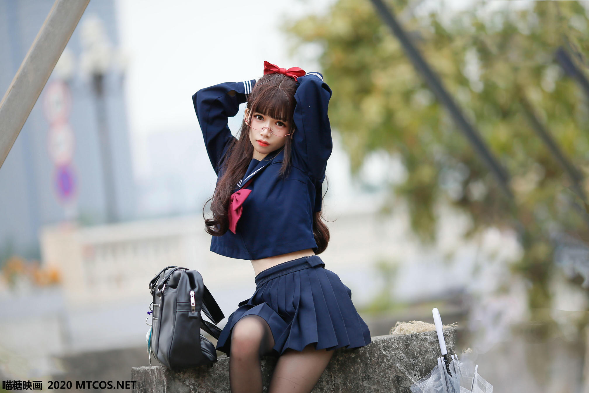 [喵糖映画] VOL.098 JK制服少女[44P／588MB]_第1集