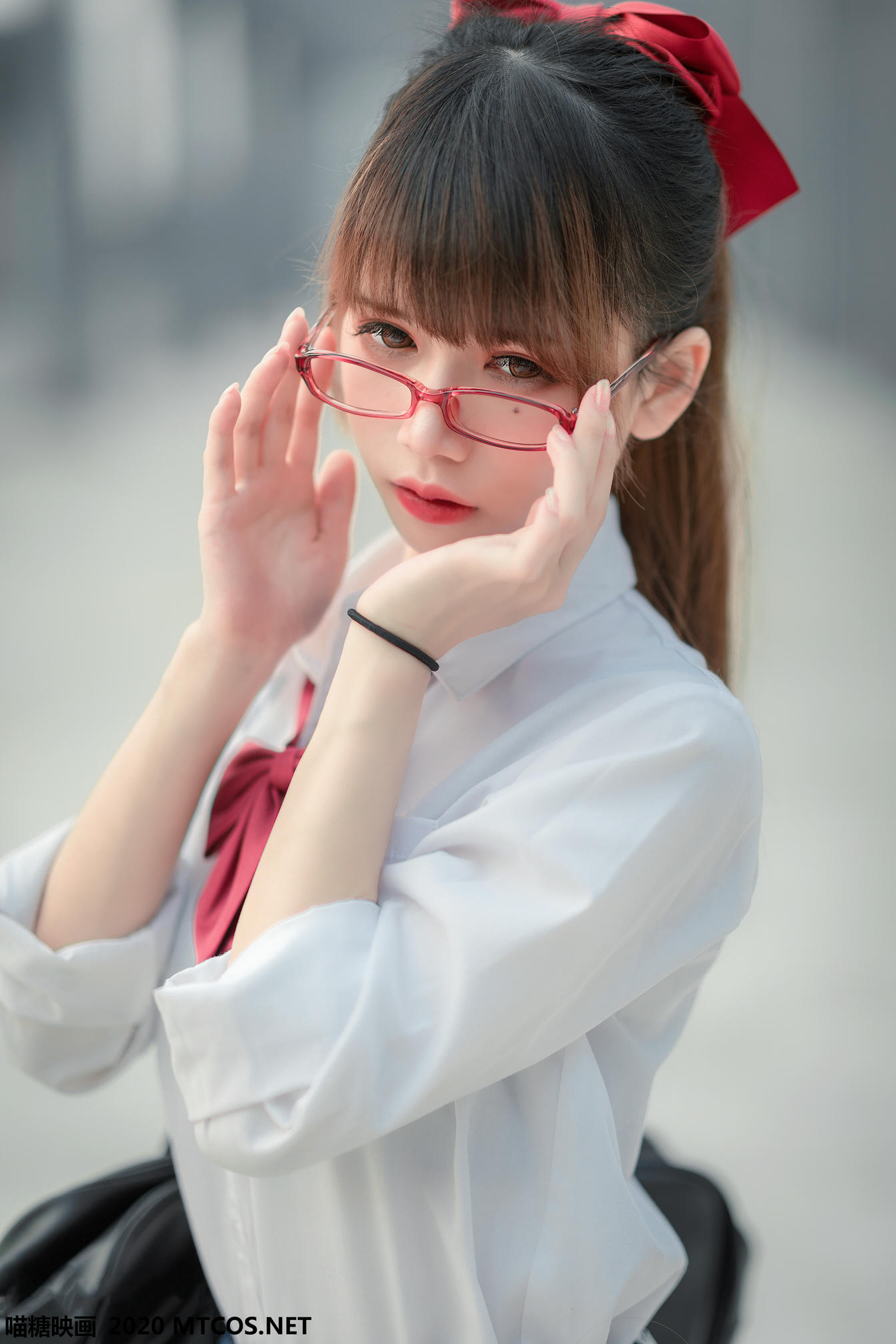 [喵糖映画] VOL.098 JK制服少女[44P／588MB]_第3集