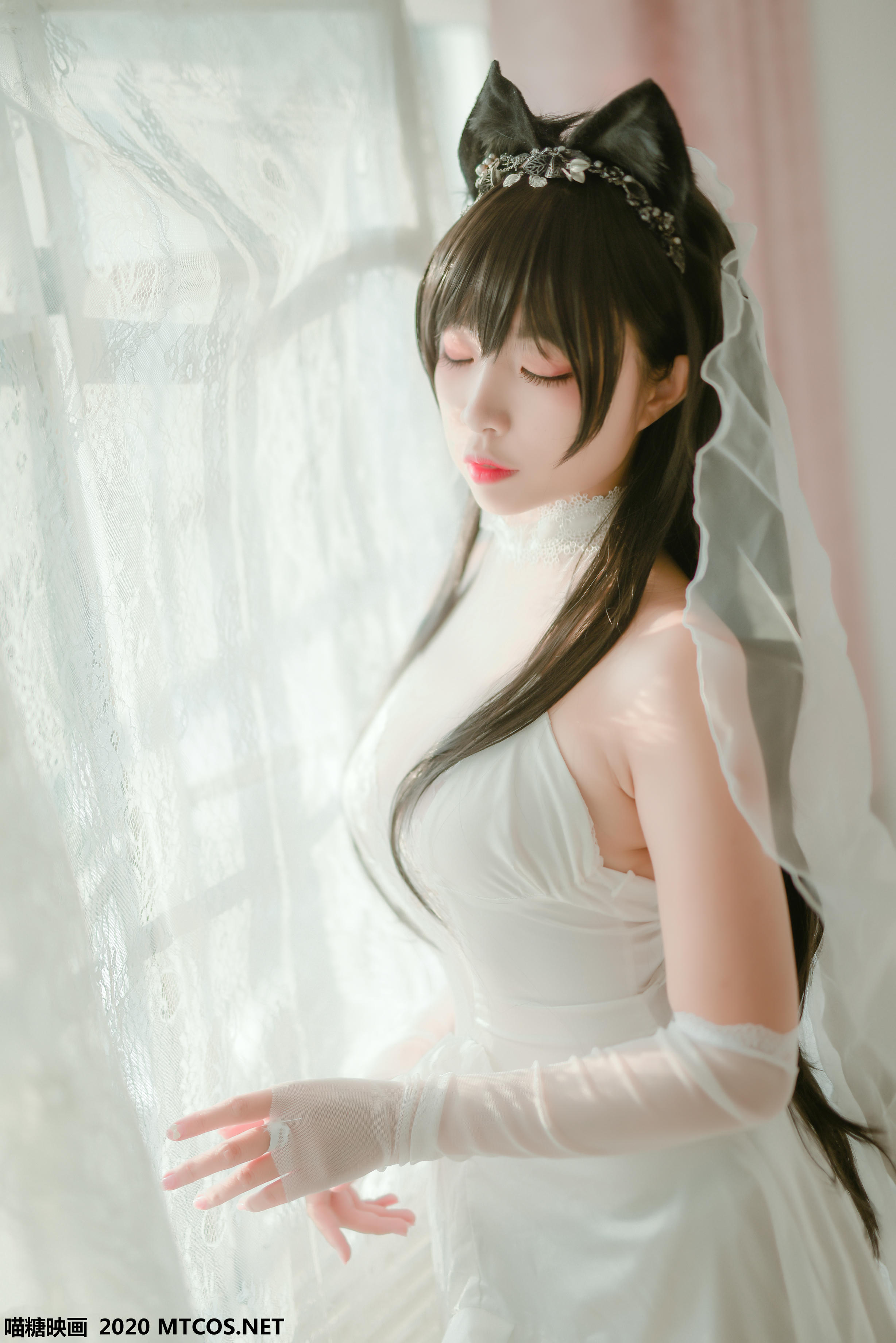 [喵糖映画] VOL.100 婚纱爱宕[40P／972MB]_第2集