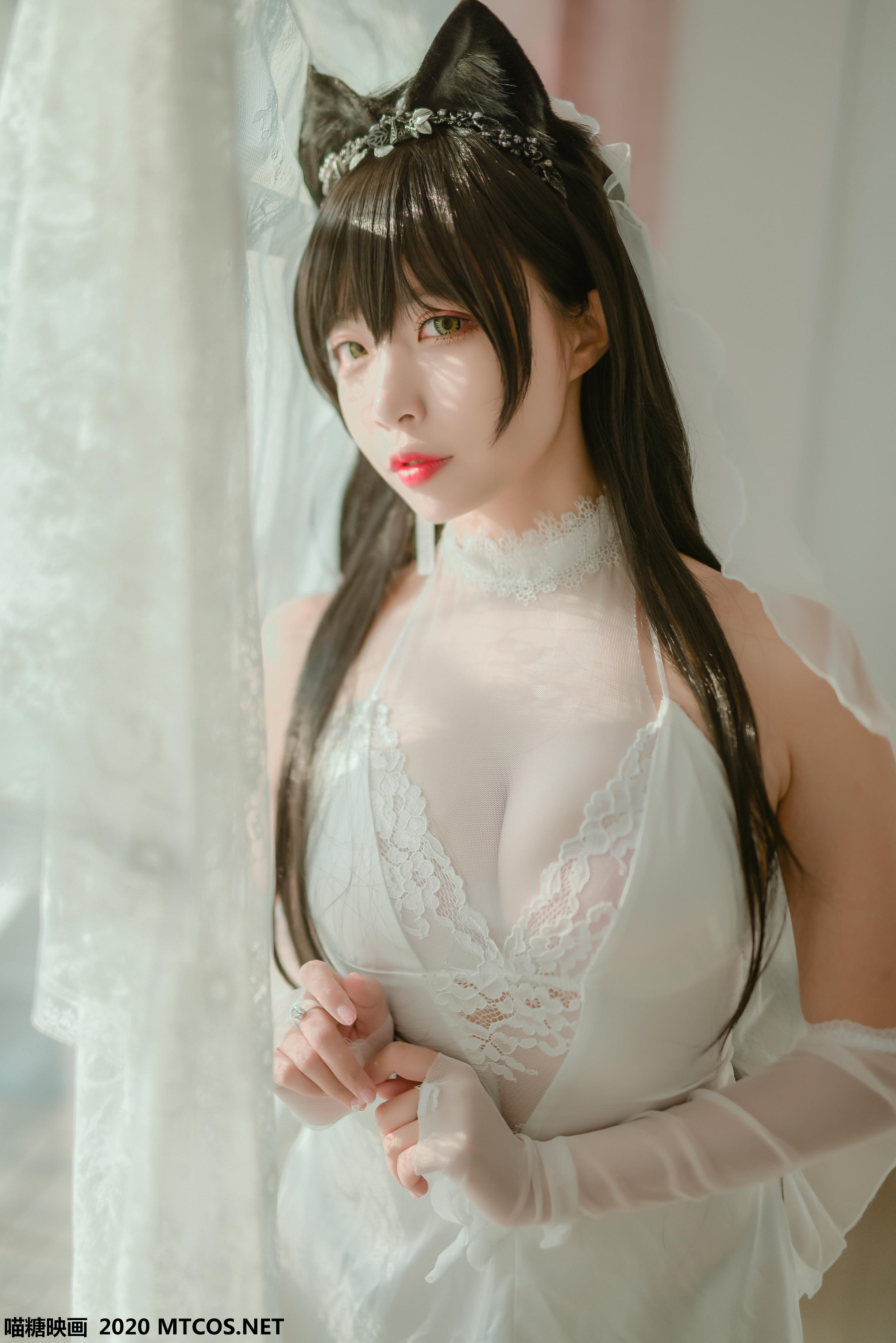 [喵糖映画] VOL.100 婚纱爱宕[40P／972MB]_第2集