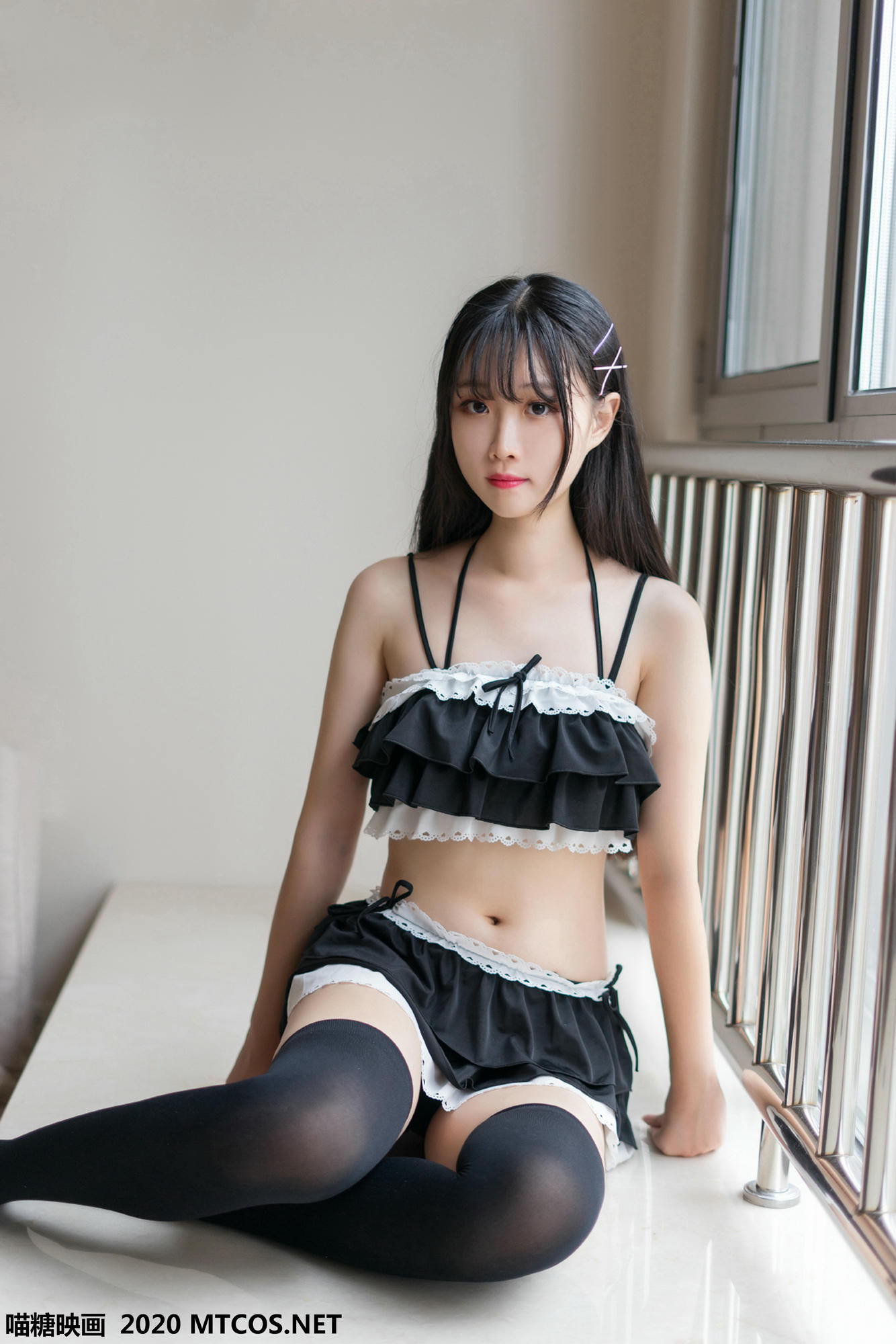 [喵糖映画] VOL.102 蕾丝荷叶边泳衣[40P／283MB]_第2集