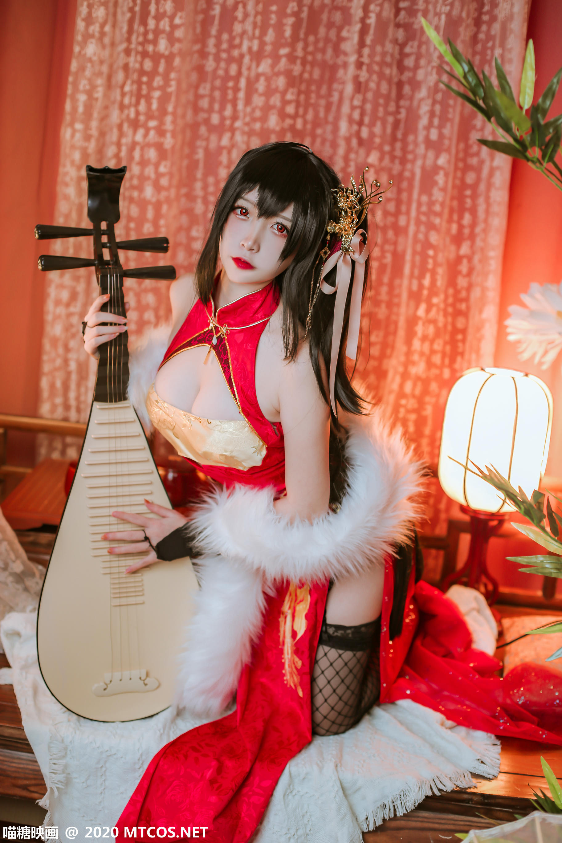 [喵糖映画] HML.018 碧蓝大凤旗袍[41P／592M]_第1集