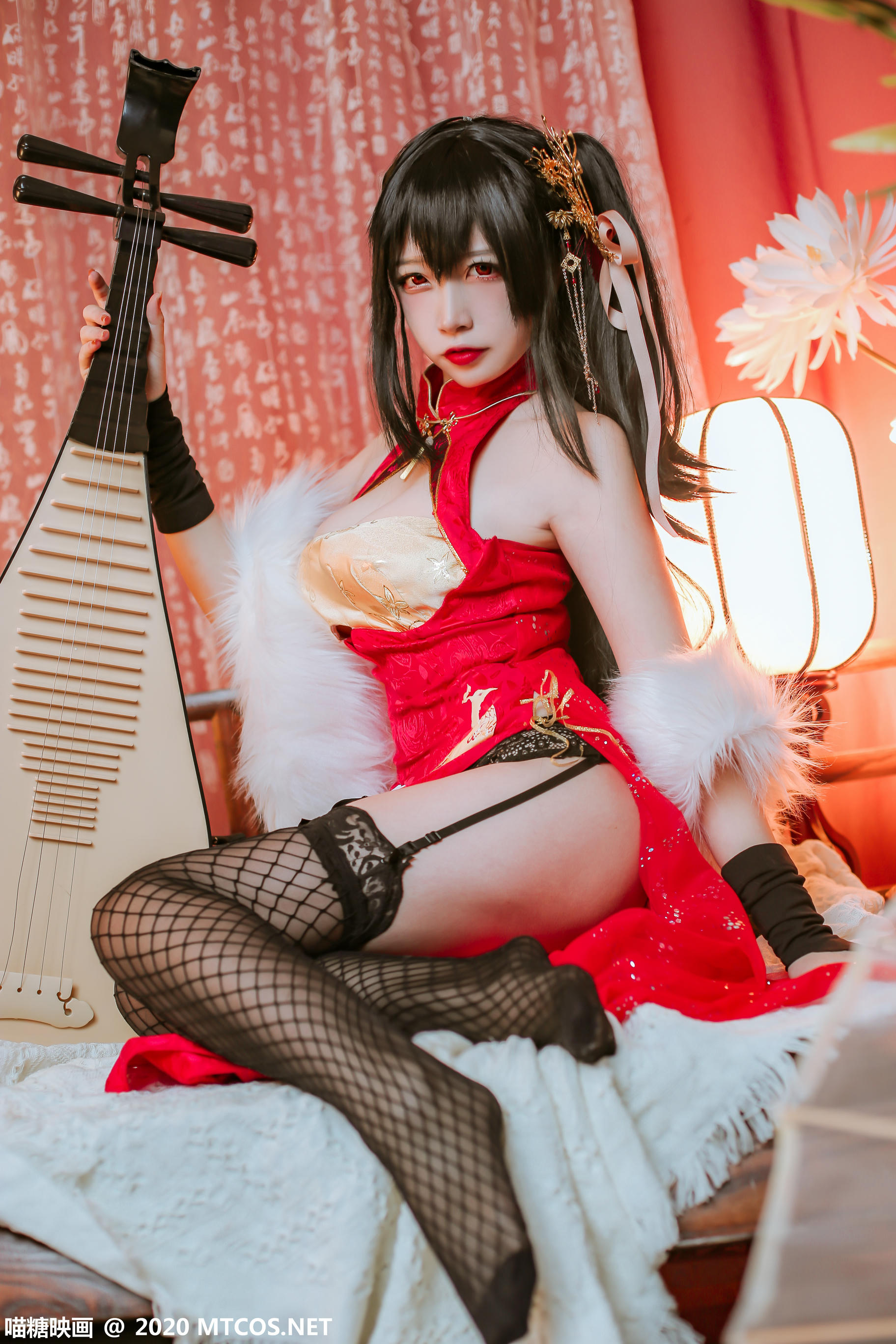 [喵糖映画] HML.018 碧蓝大凤旗袍[41P／592M]_第2集