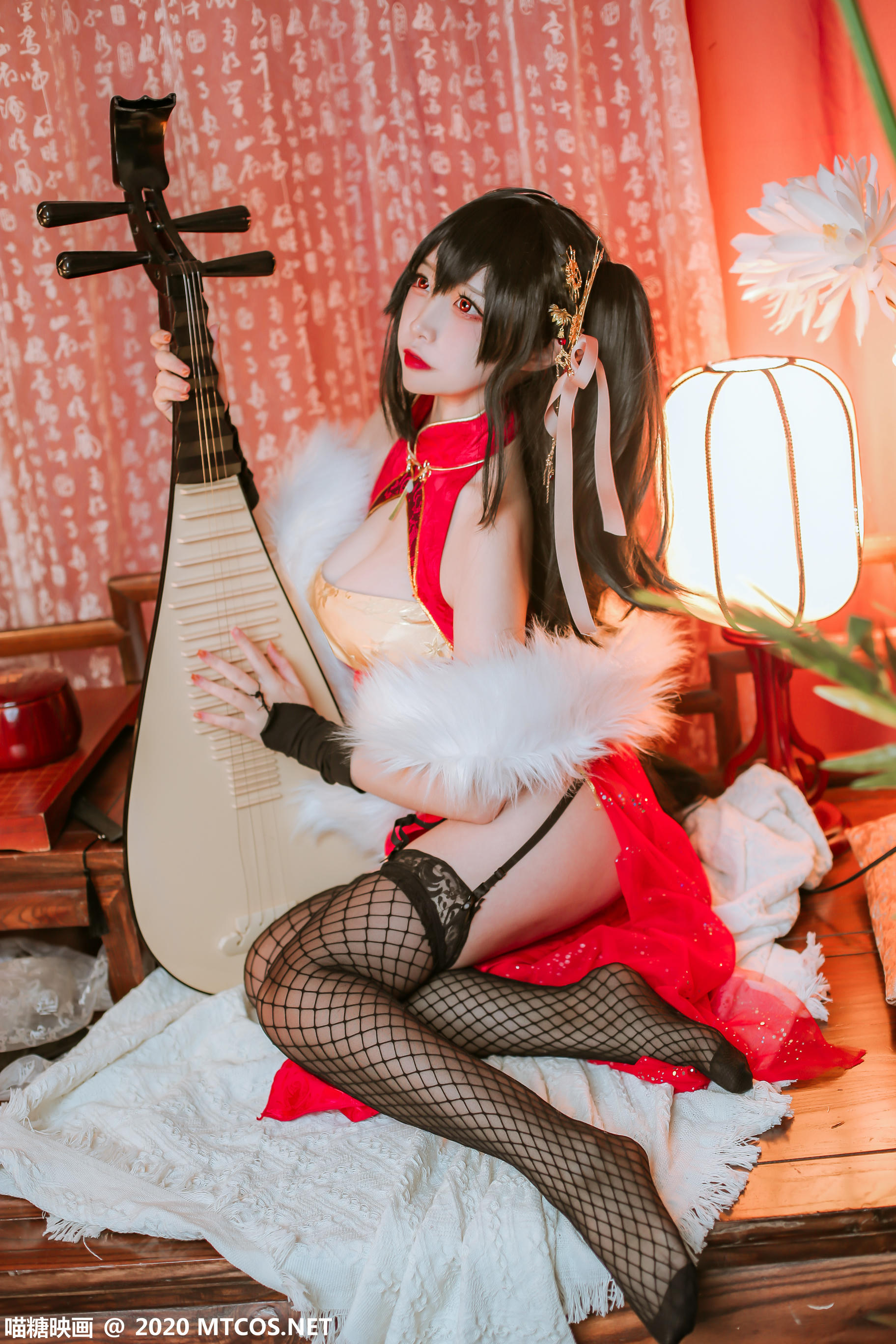 [喵糖映画] HML.018 碧蓝大凤旗袍[41P／592M]_第2集