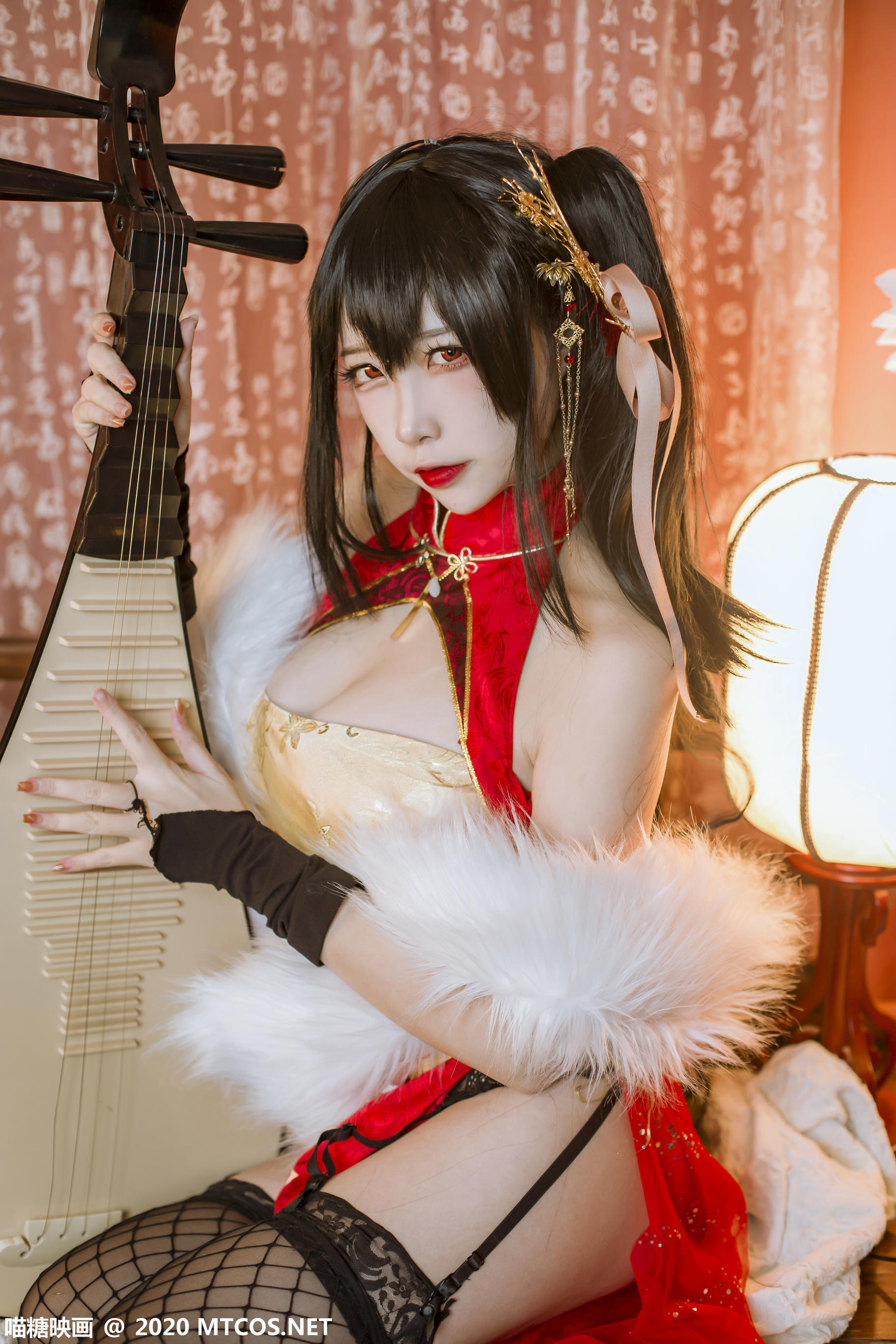 [喵糖映画] HML.018 碧蓝大凤旗袍[41P／592M]_第2集