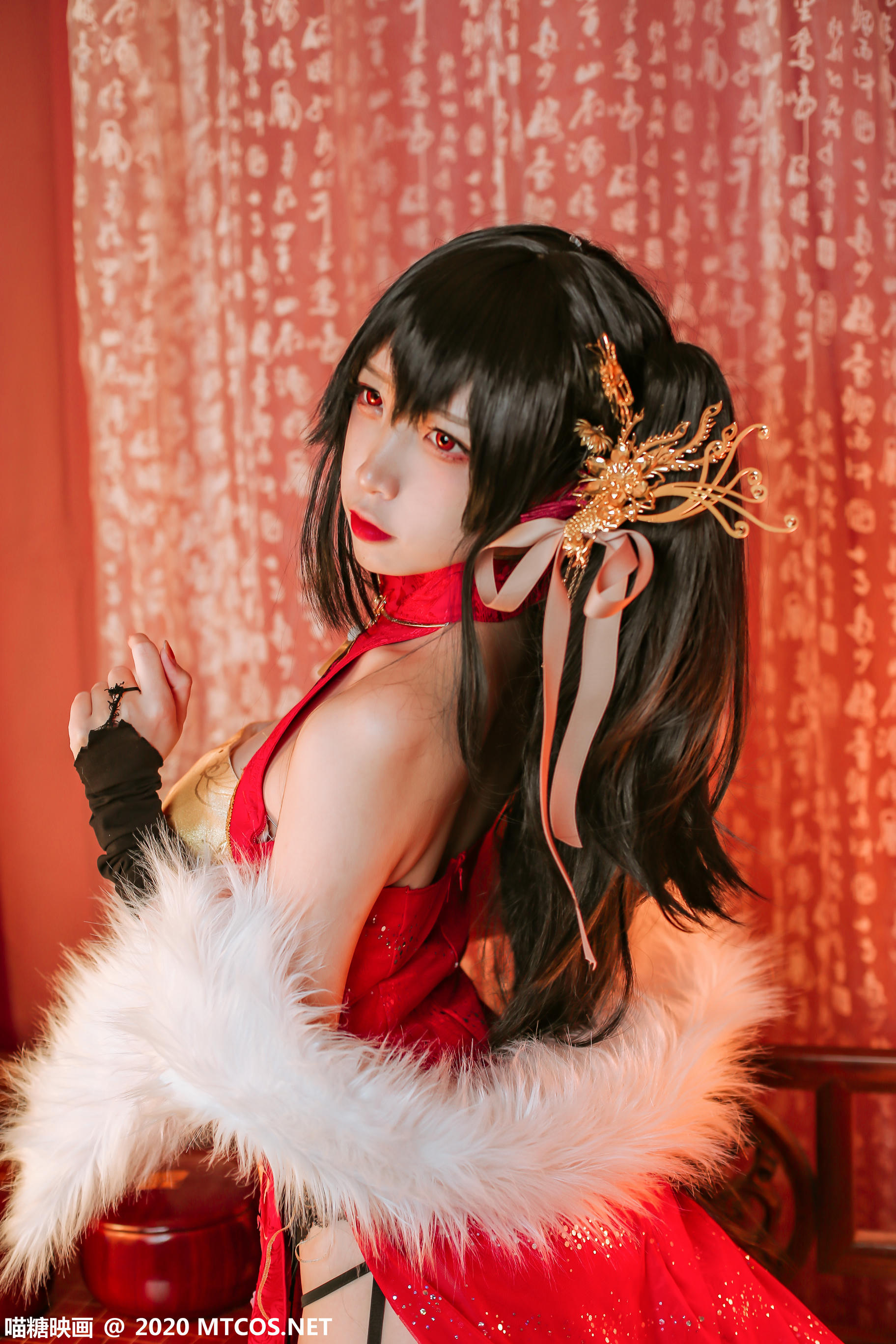 [喵糖映画] HML.018 碧蓝大凤旗袍[41P／592M]_第2集