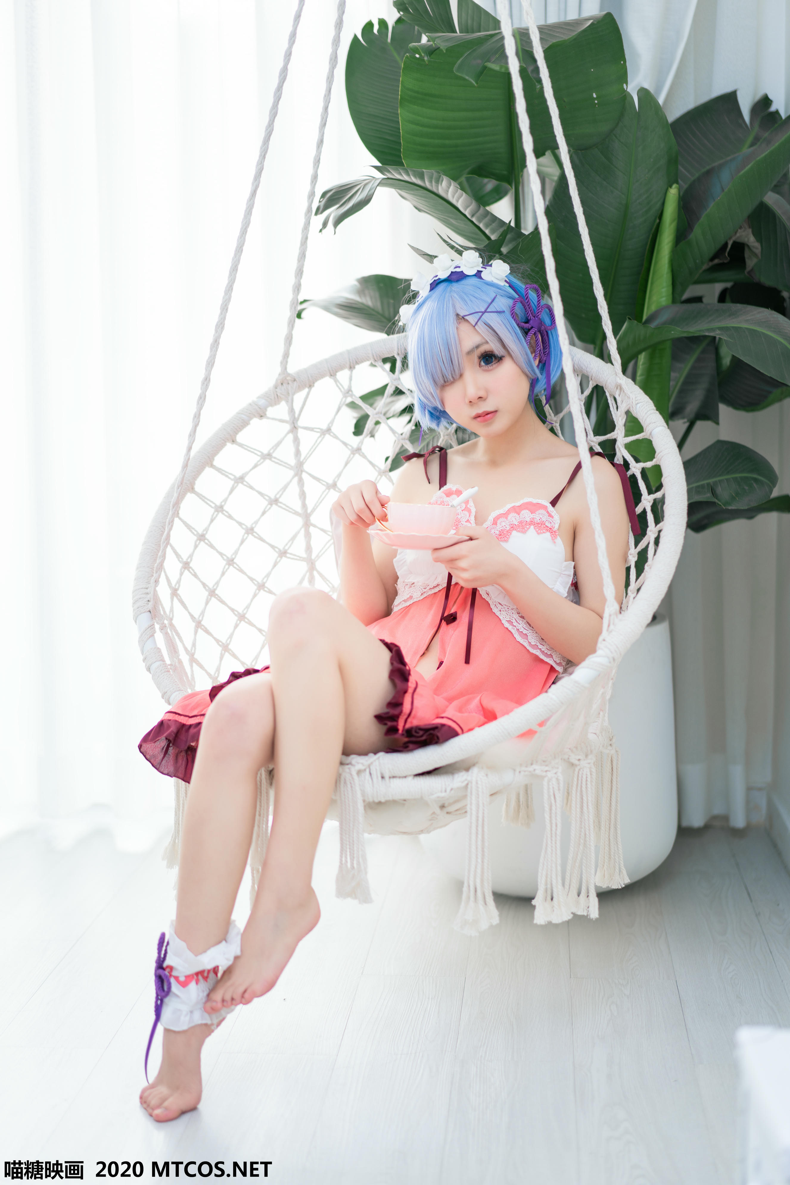 [喵糖映画] VOL.112 蕾姆睡衣[30P／530M]_第2集