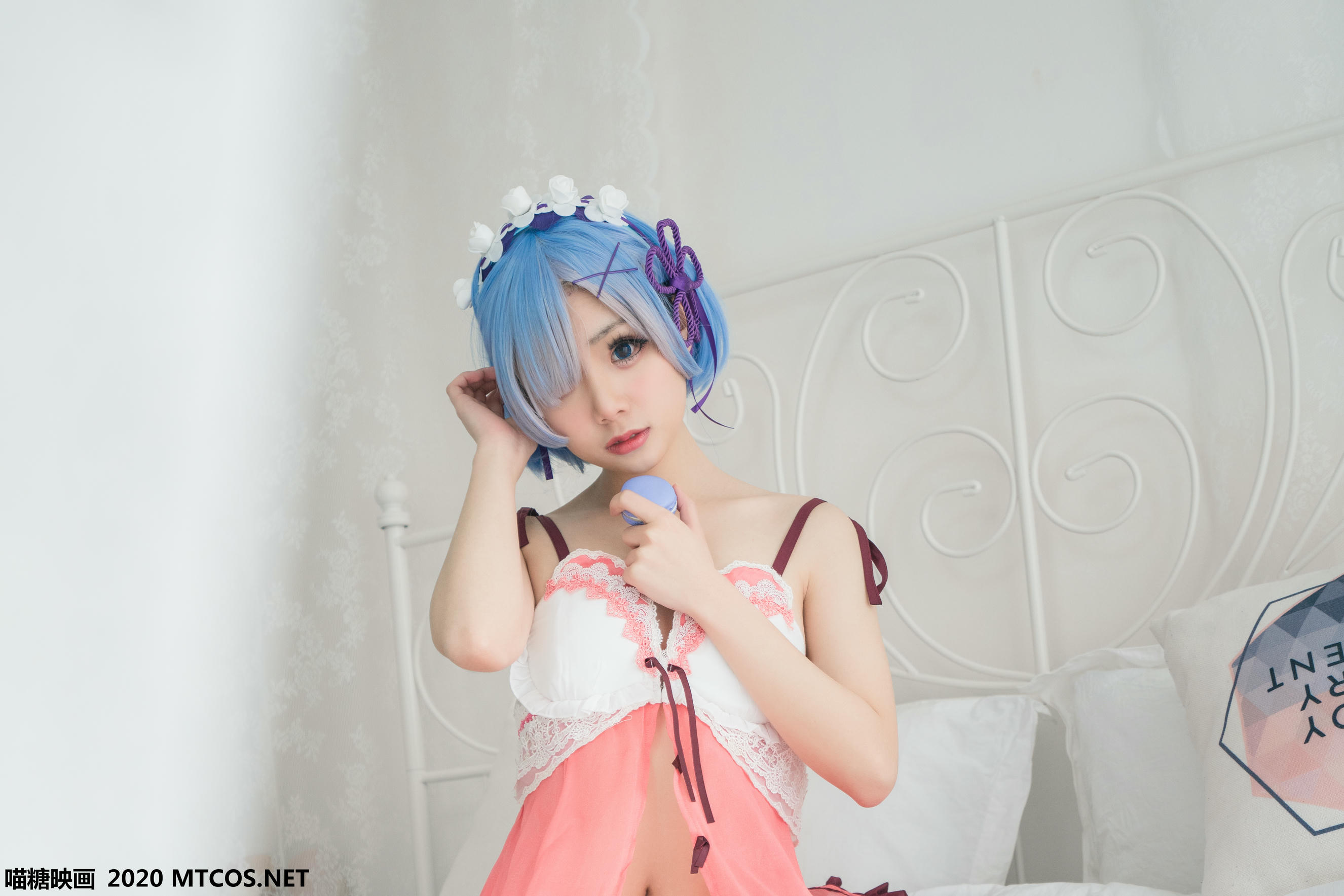 [喵糖映画] VOL.112 蕾姆睡衣[30P／530M]_第2集