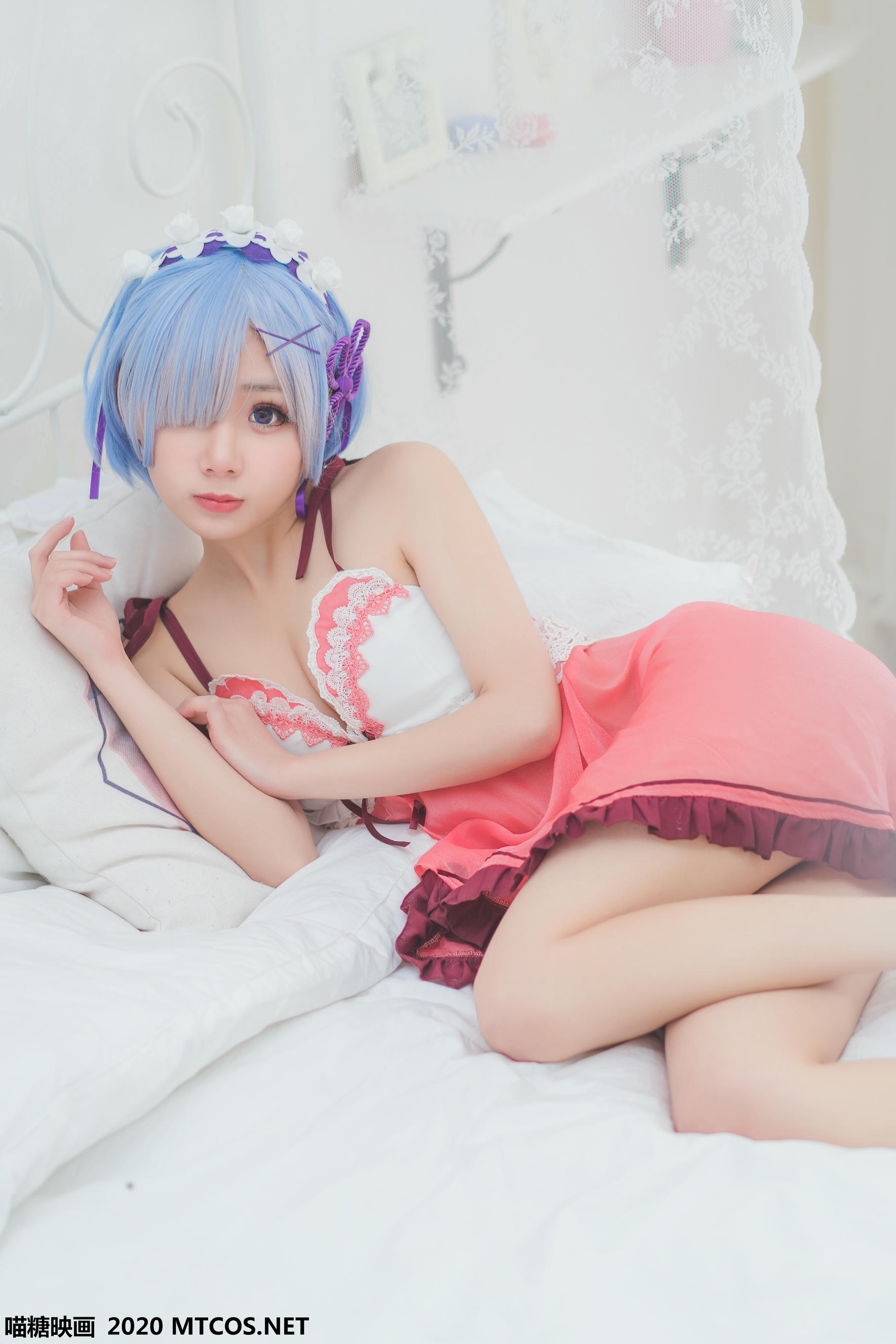 [喵糖映画] VOL.112 蕾姆睡衣[30P／530M]_第1集