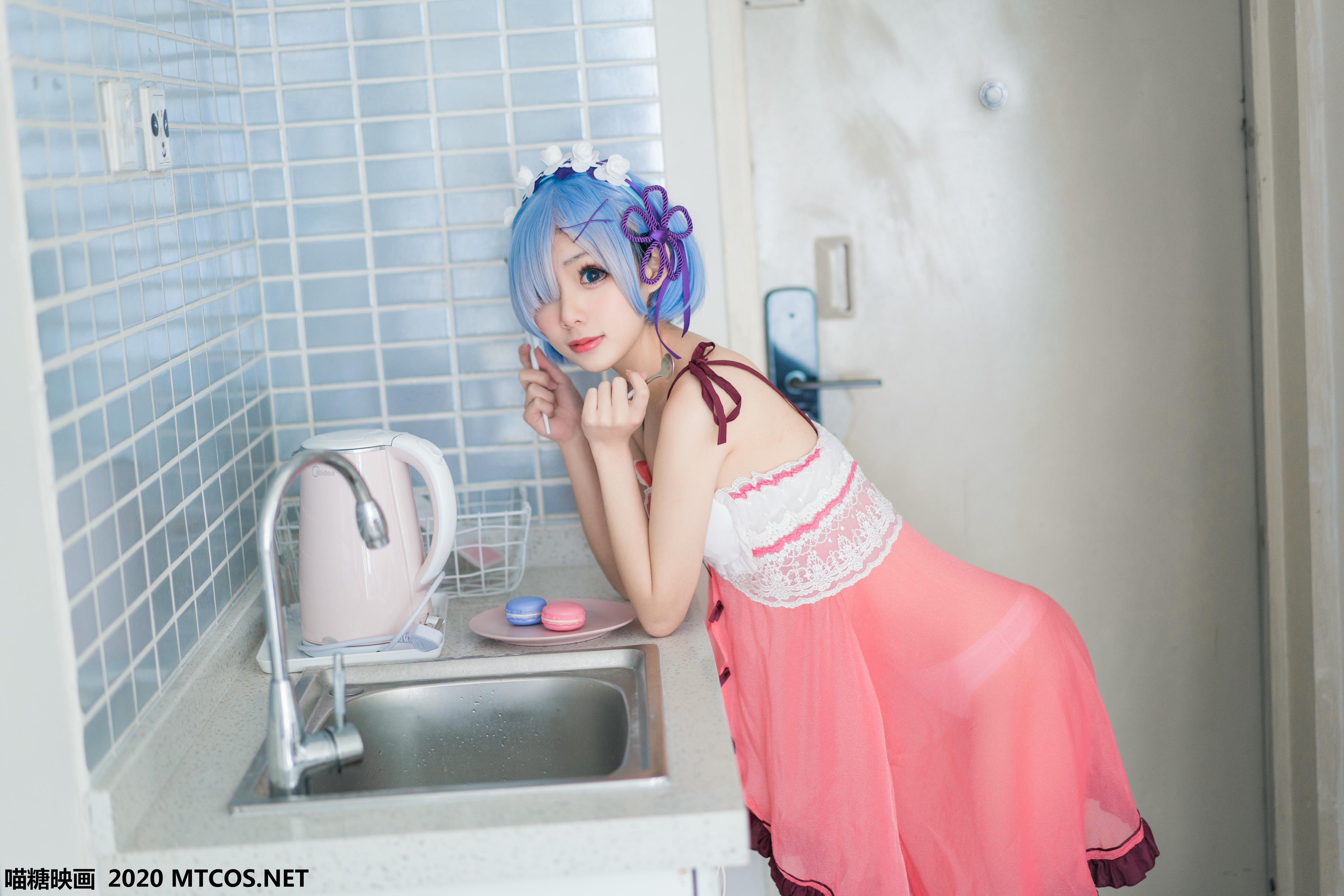 [喵糖映画] VOL.112 蕾姆睡衣[30P／530M]_第1集