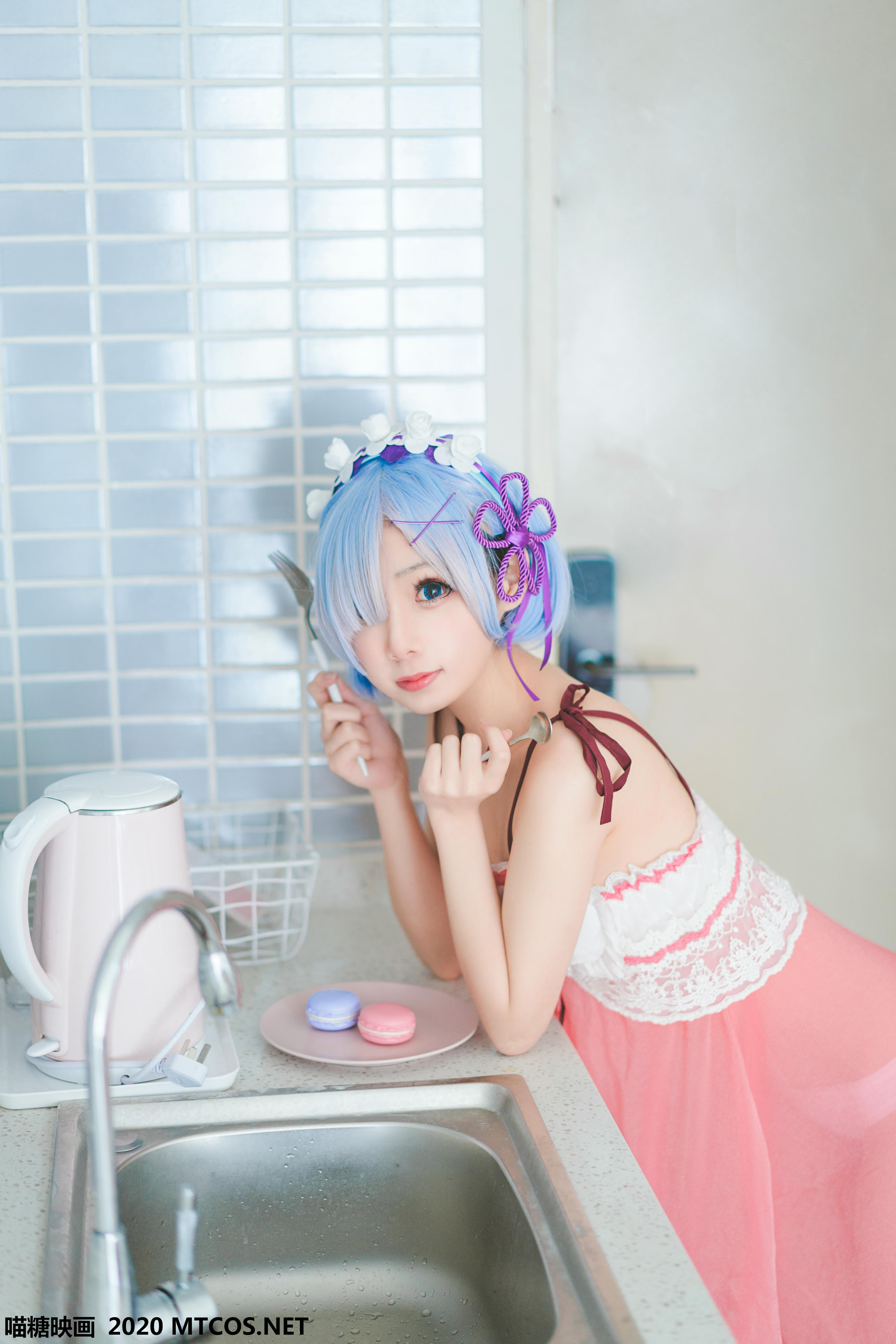 [喵糖映画] VOL.112 蕾姆睡衣[30P／530M]_第1集