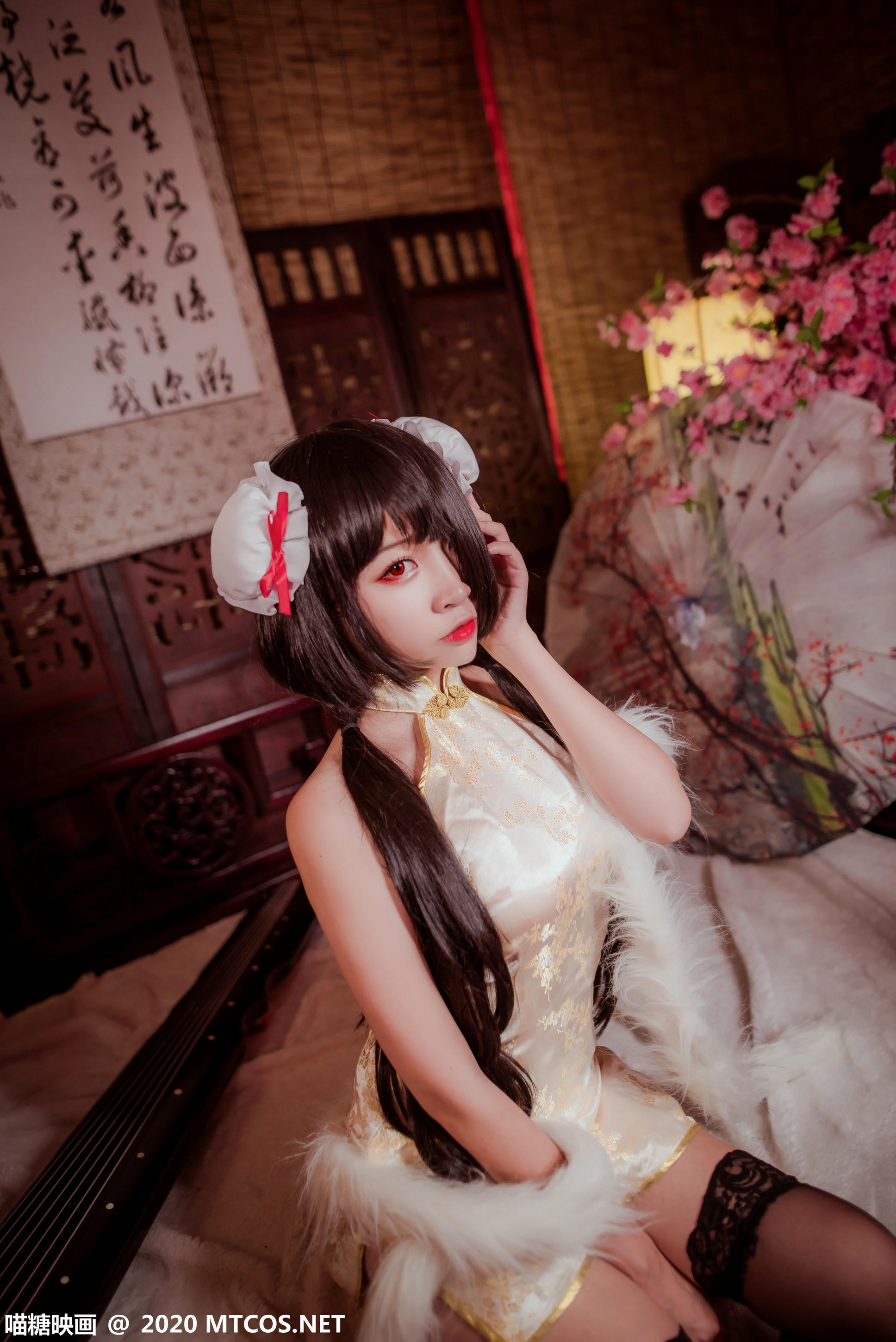 [喵糖映画] HML.019 狂三黑丝旗袍[31P／258M]_第1集