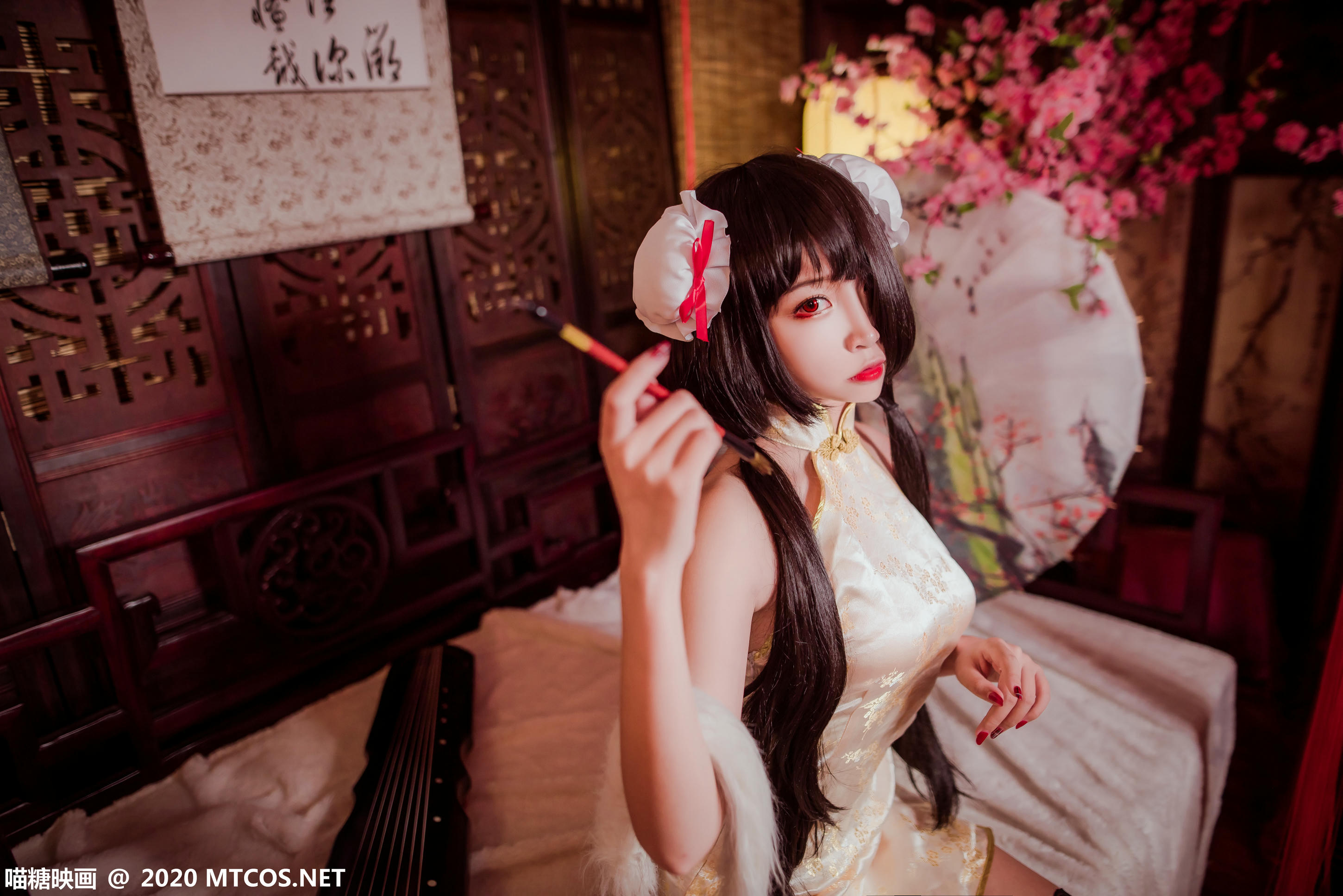 [喵糖映画] HML.019 狂三黑丝旗袍[31P／258M]_第1集