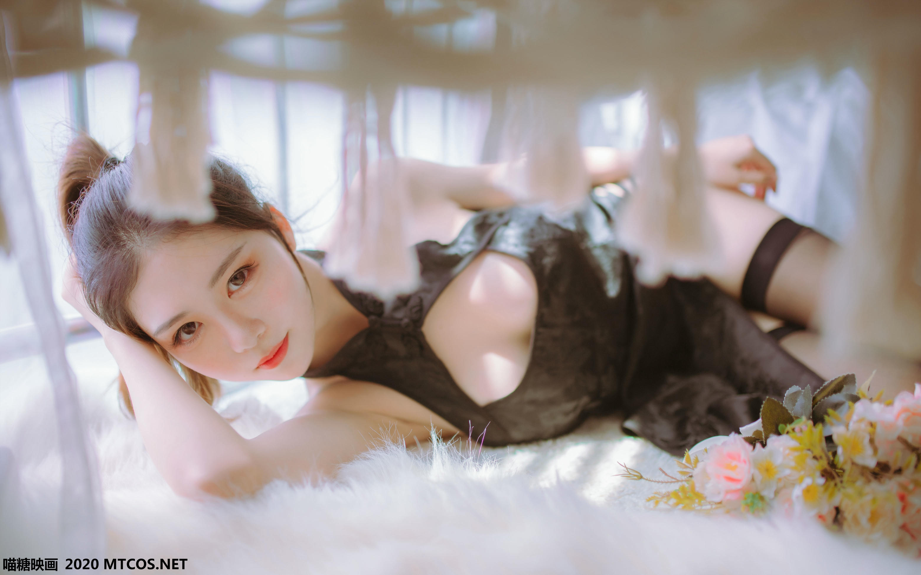 [喵糖映画] VOL.114 黑白旗袍双子[41P／257M]_第1集