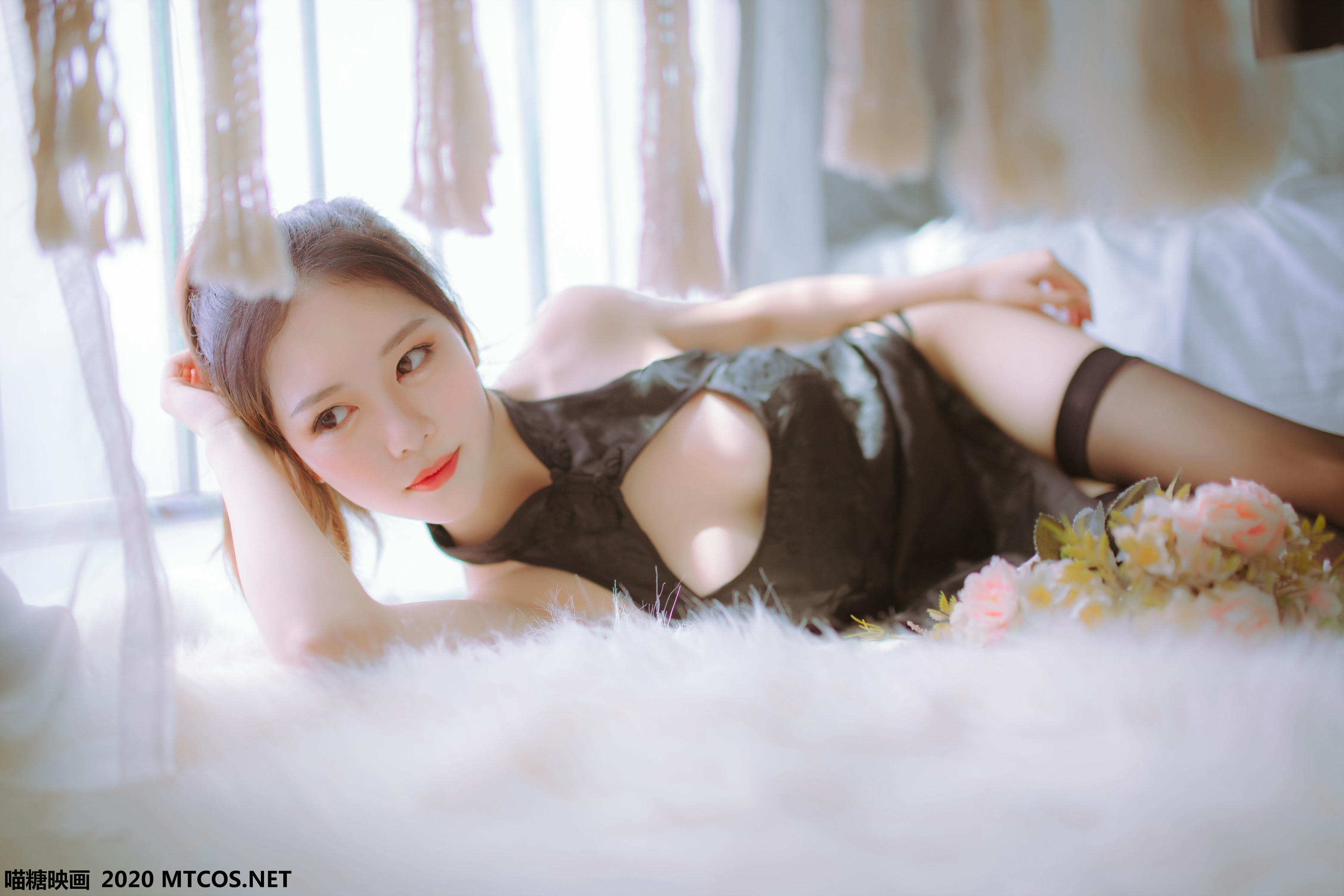 [喵糖映画] VOL.114 黑白旗袍双子[41P／257M]_第1集