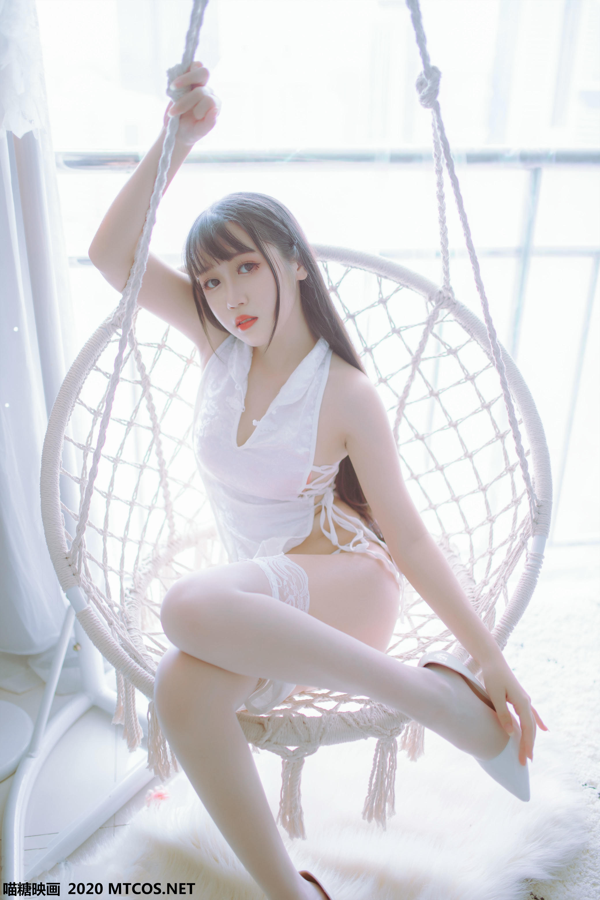 [喵糖映画] VOL.114 黑白旗袍双子[41P／257M]_第2集