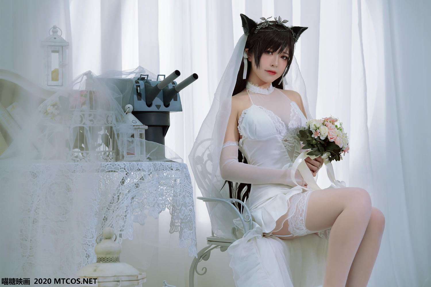 [喵糖映画] VOL.115 婚纱爱宕[41P／148M]_第1集