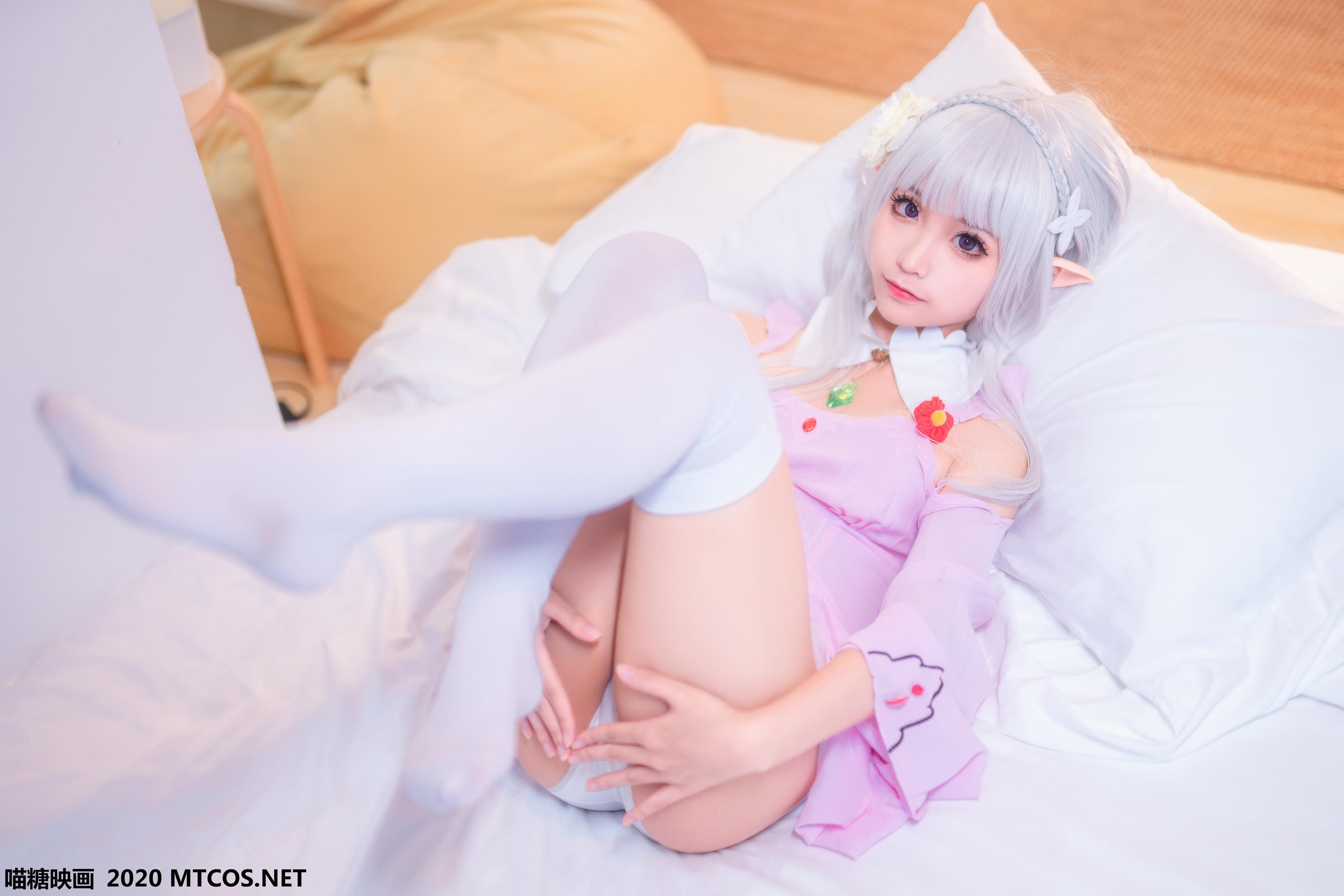 [喵糖映画] VOL.118 露肩睡裙 蠢沫沫[40P／680M]_第1集