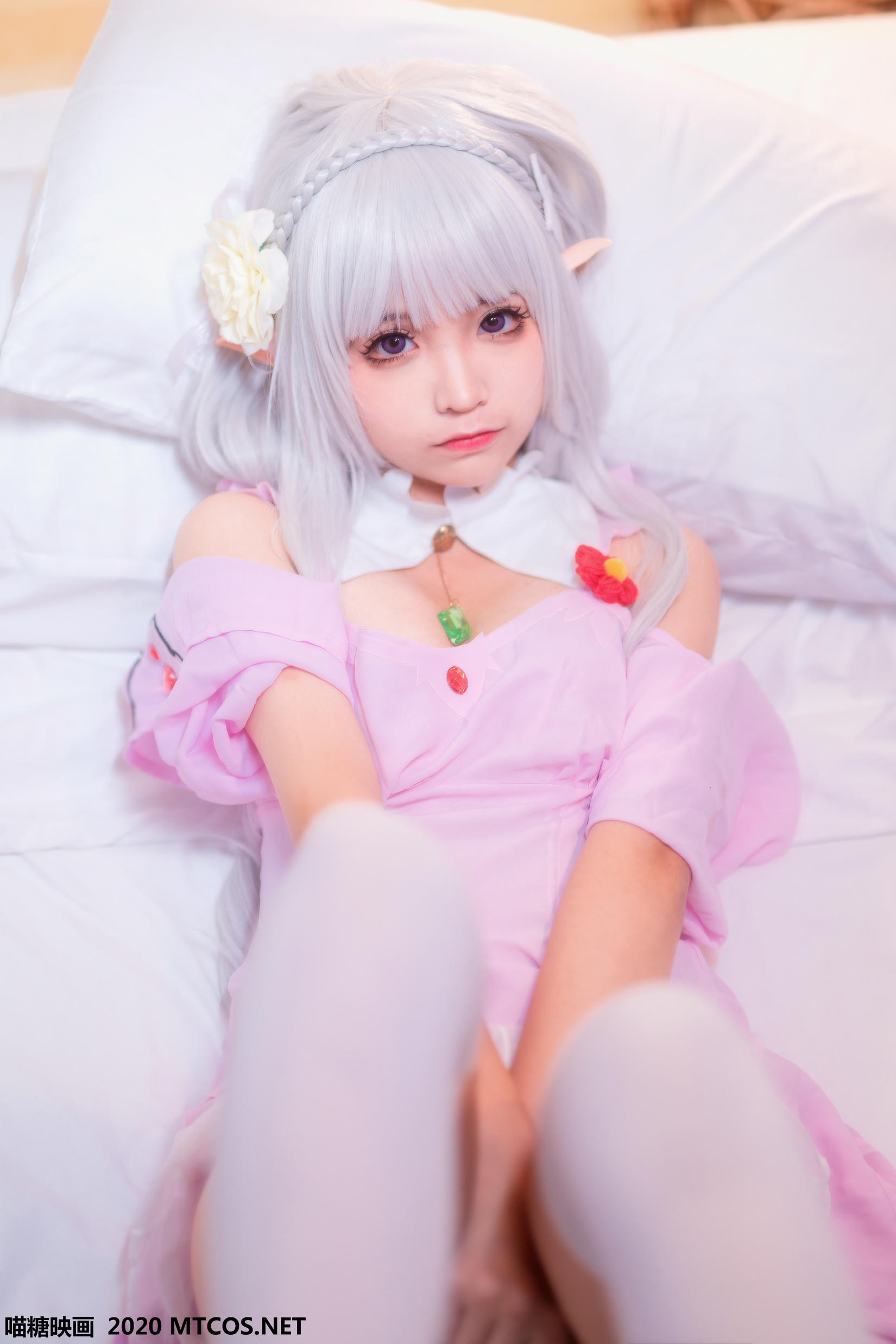 [喵糖映画] VOL.118 露肩睡裙 蠢沫沫[40P／680M]_第1集