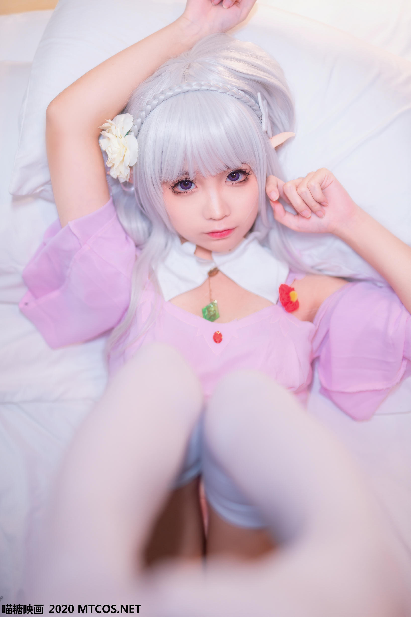 [喵糖映画] VOL.118 露肩睡裙 蠢沫沫[40P／680M]_第1集