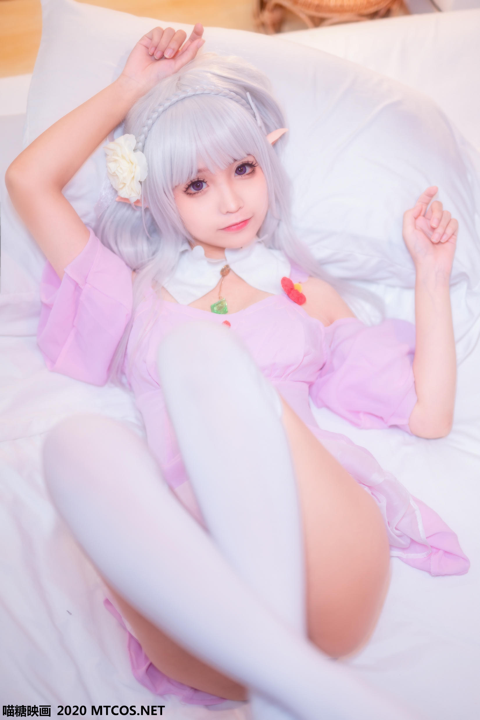 [喵糖映画] VOL.118 露肩睡裙 蠢沫沫[40P／680M]_第1集