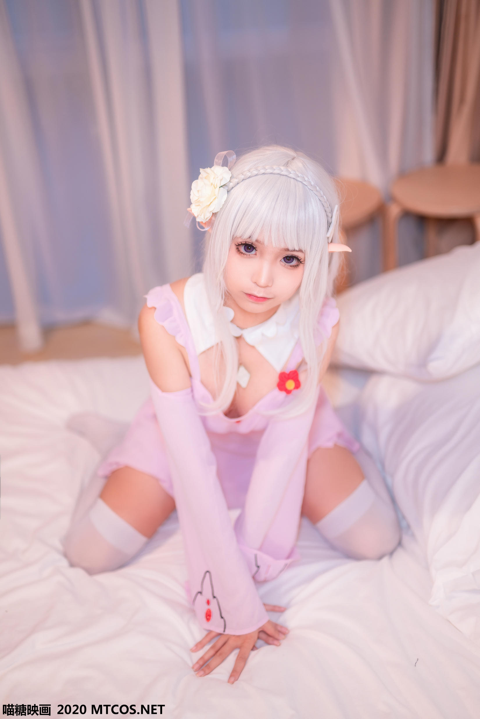 [喵糖映画] VOL.118 露肩睡裙 蠢沫沫[40P／680M]_第1集