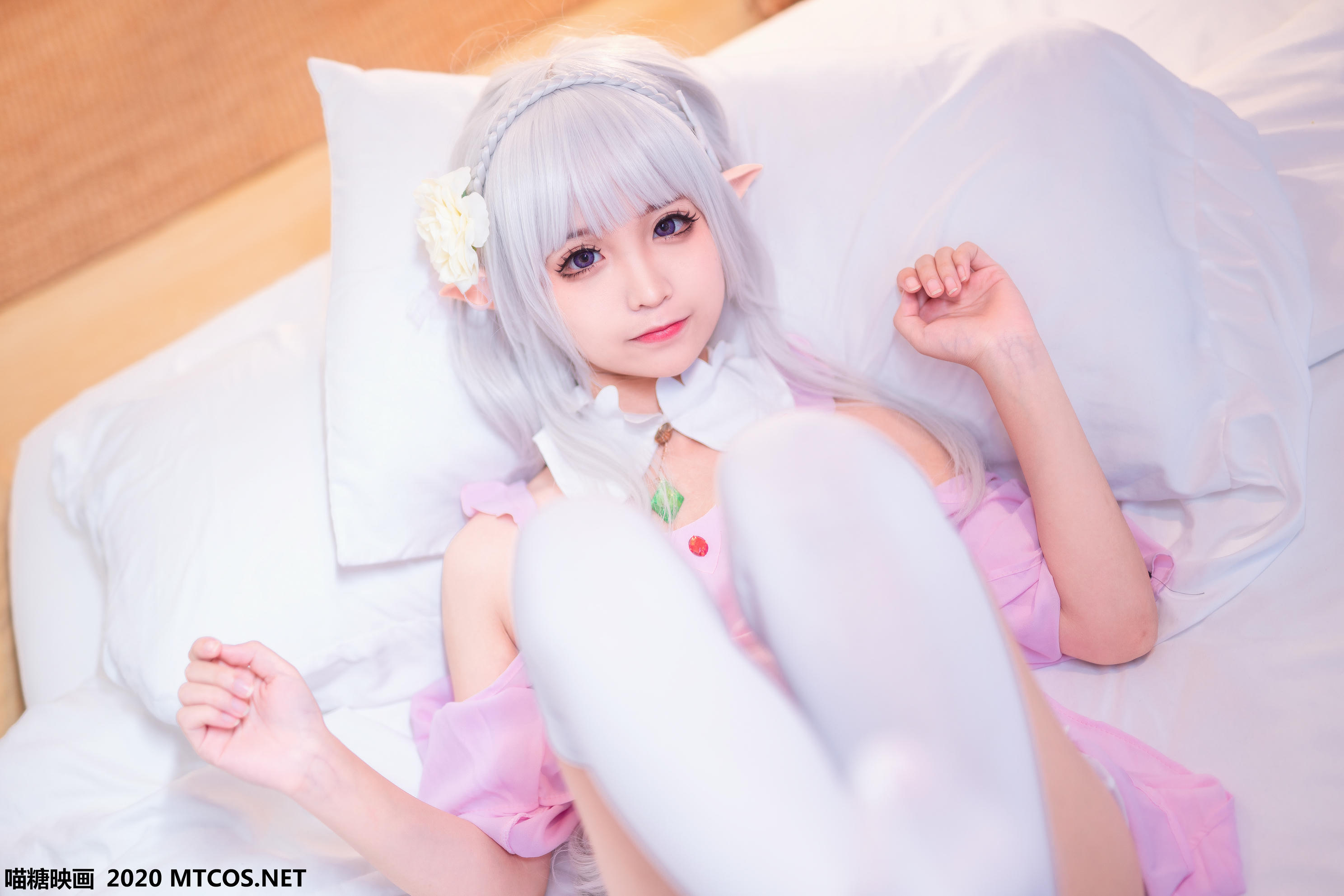 [喵糖映画] VOL.118 露肩睡裙 蠢沫沫[40P／680M]_第1集