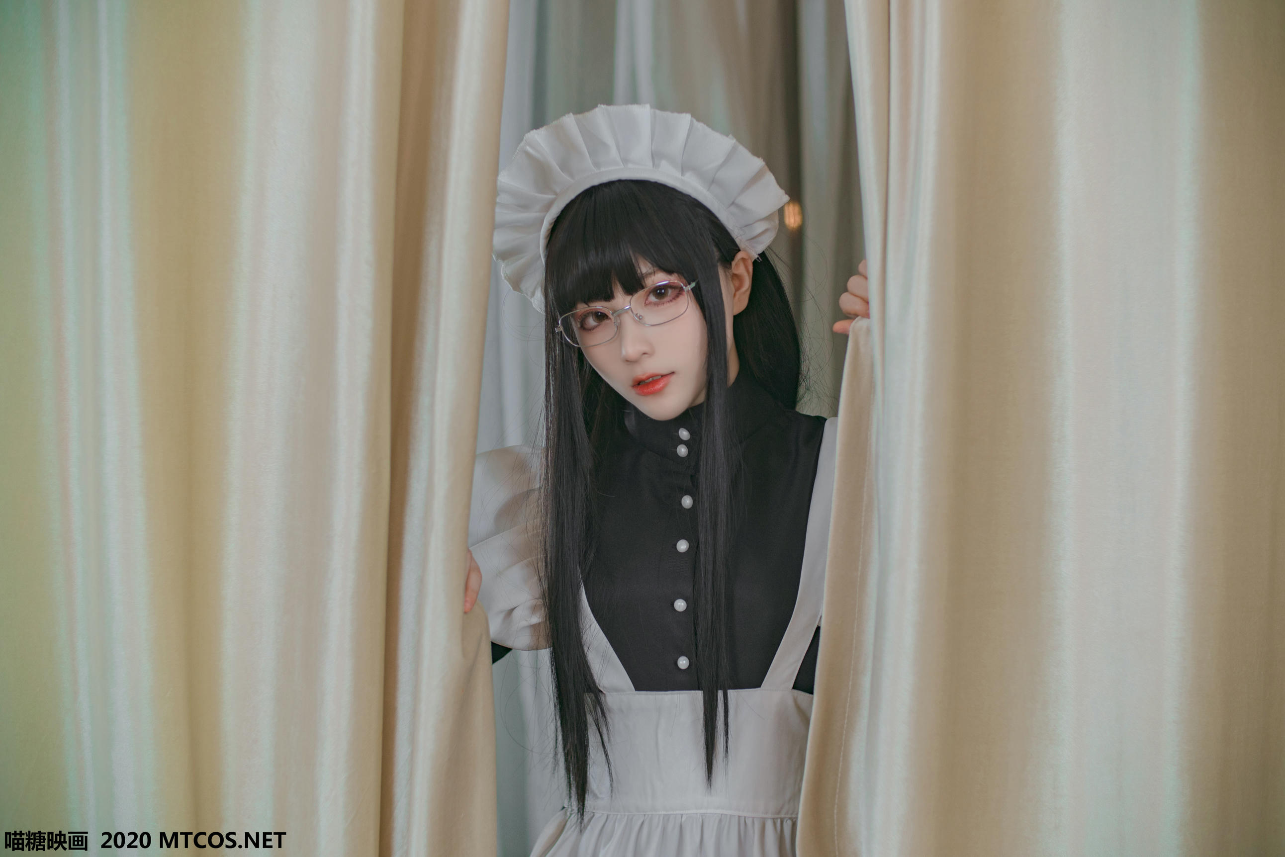 [喵糖映画] VOL.120 女仆眼镜娘[36P／395M]_第2集