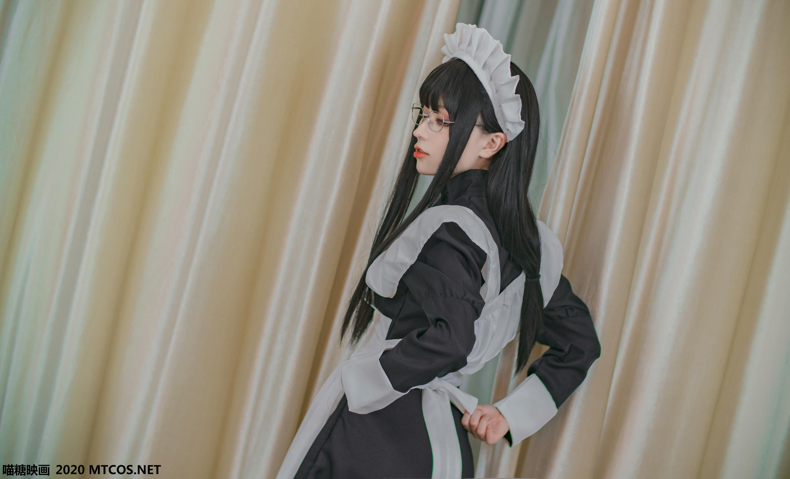 [喵糖映画] VOL.120 女仆眼镜娘[36P／395M]_第2集