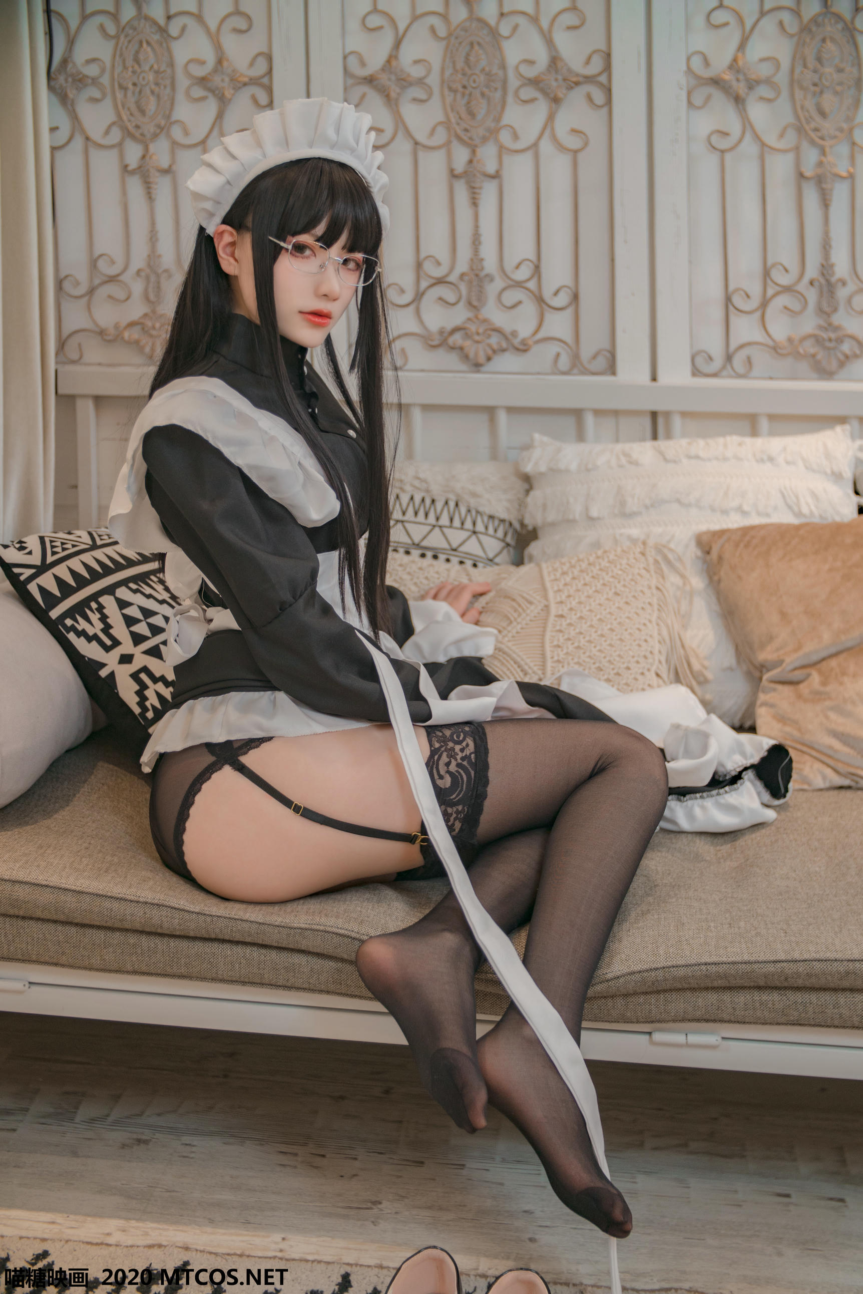 [喵糖映画] VOL.120 女仆眼镜娘[36P／395M]_第2集