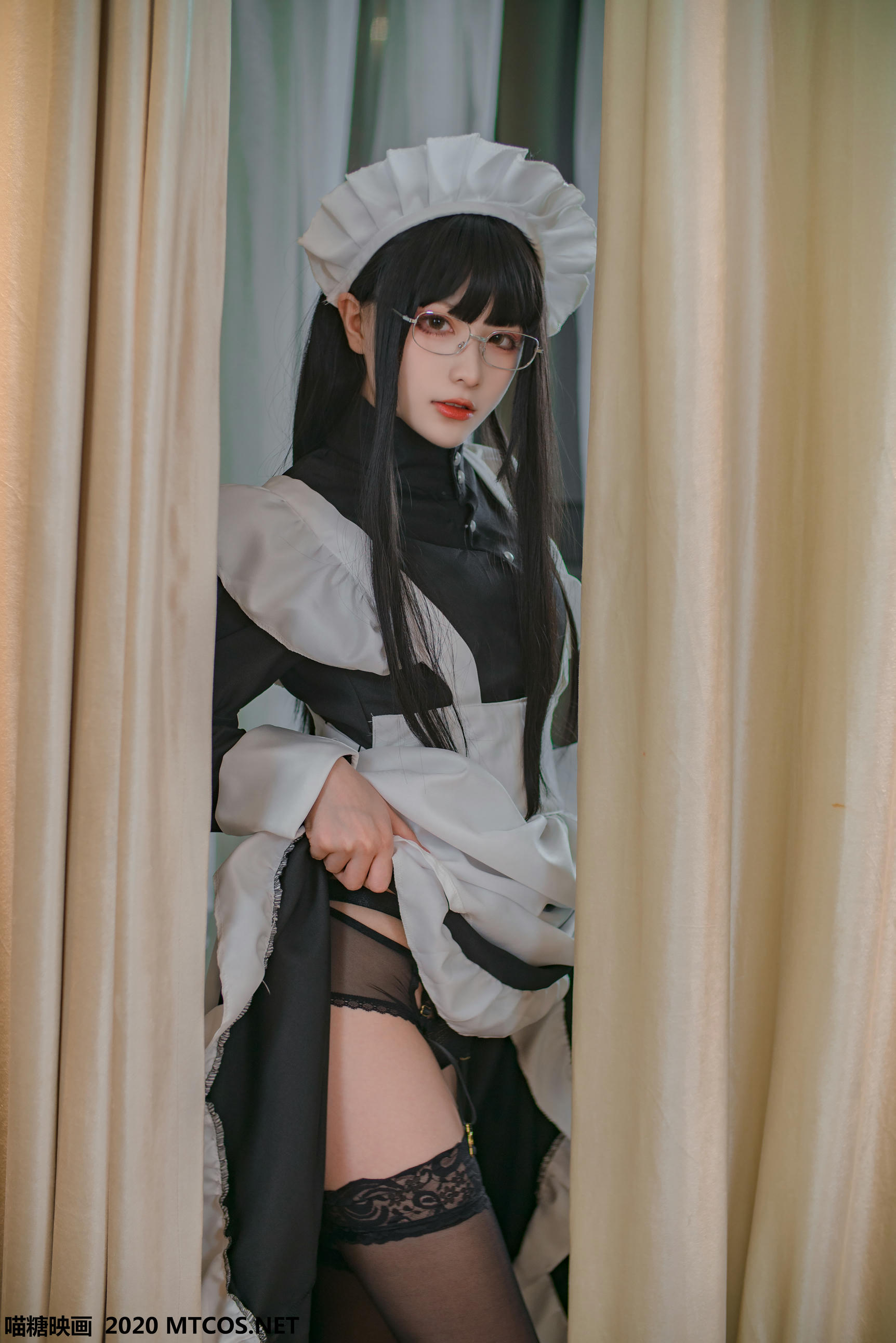 [喵糖映画] VOL.120 女仆眼镜娘[36P／395M]_第1集