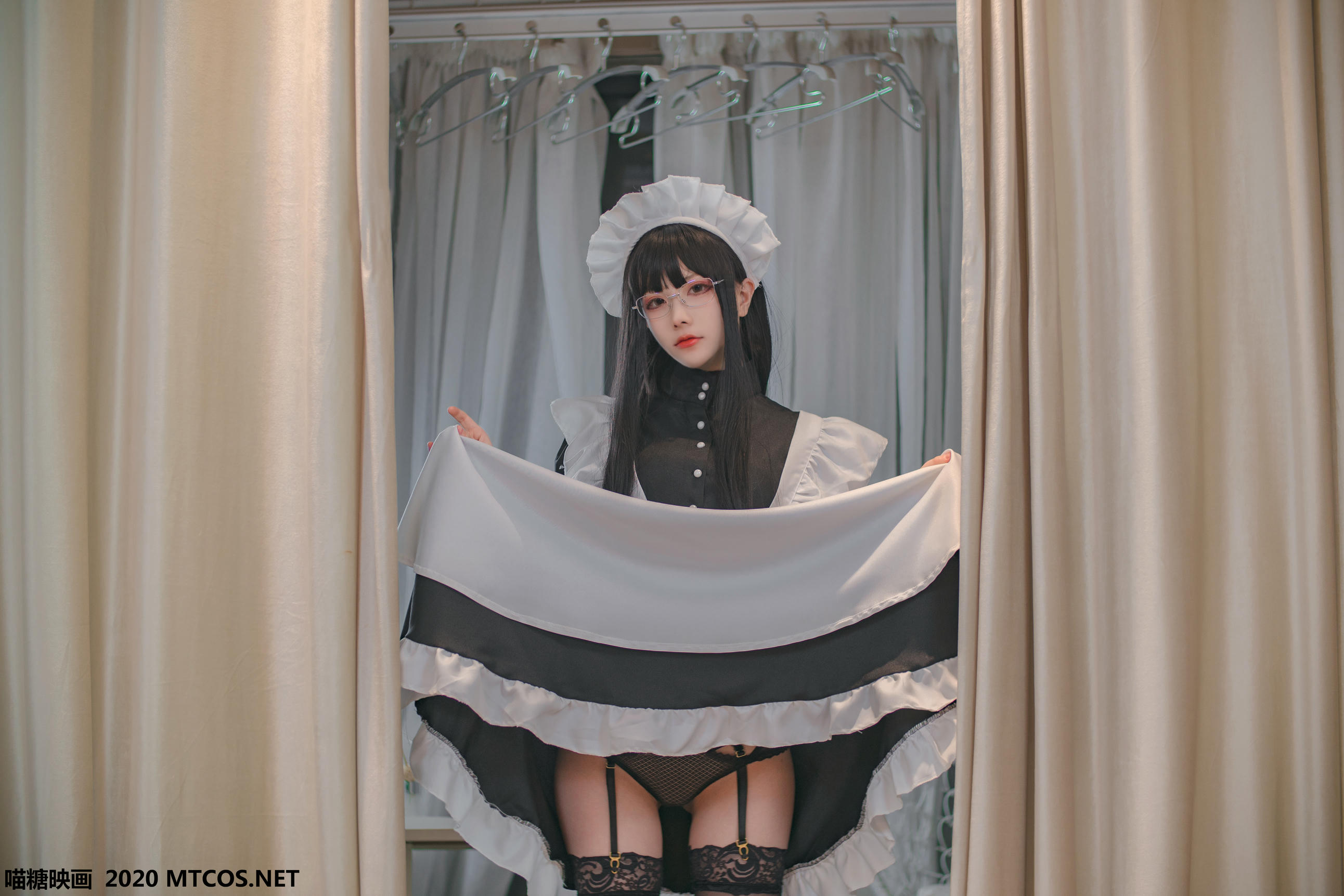 [喵糖映画] VOL.120 女仆眼镜娘[36P／395M]_第1集